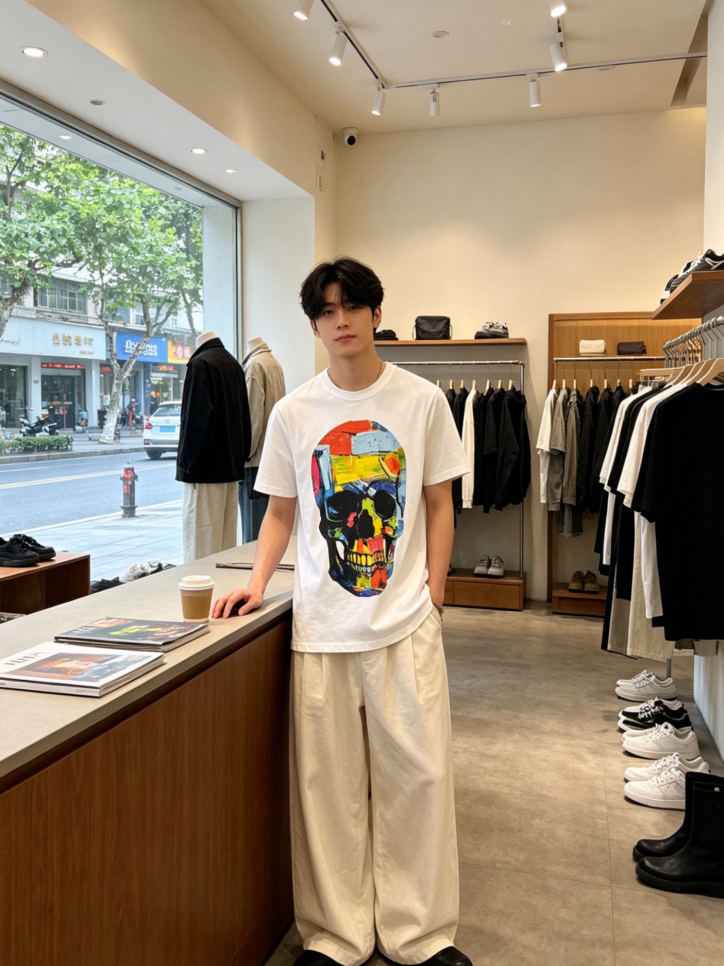 。PHILIPP PLEIN菲利普·普莱茵💥独家专供新款原单男士休闲短袖 高端定制 高版本 时尚百搭爆款