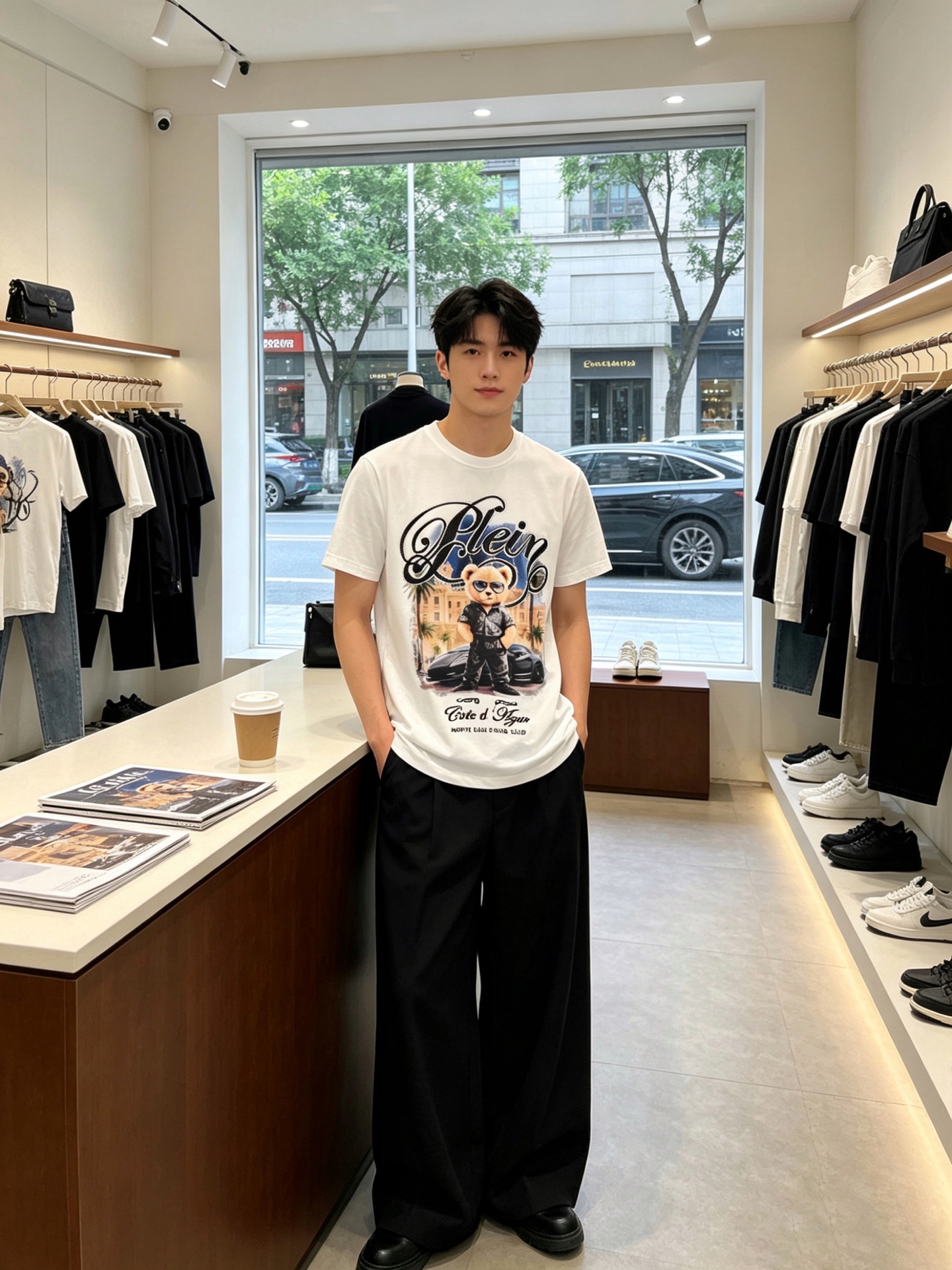 。PHILIPP PLEIN菲利普·普莱茵💥独家专供新款原单男士休闲短袖 高端定制 高版本 时尚百搭爆款