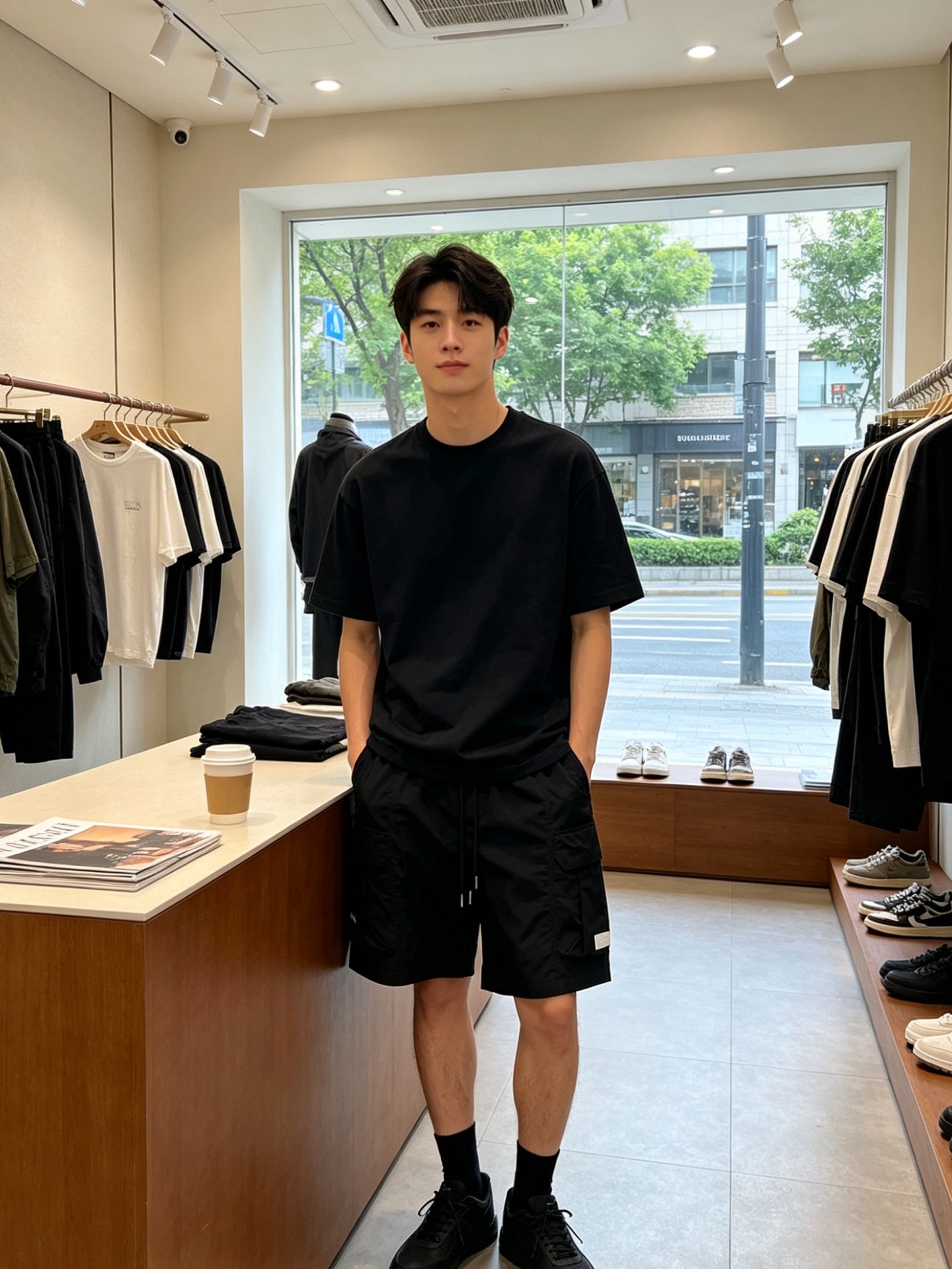。LOEWE罗意威💥独家专供新款休闲短裤🩳高端版本！专柜定制面料 透气舒适度高，细节无可挑剔，品牌元素设
