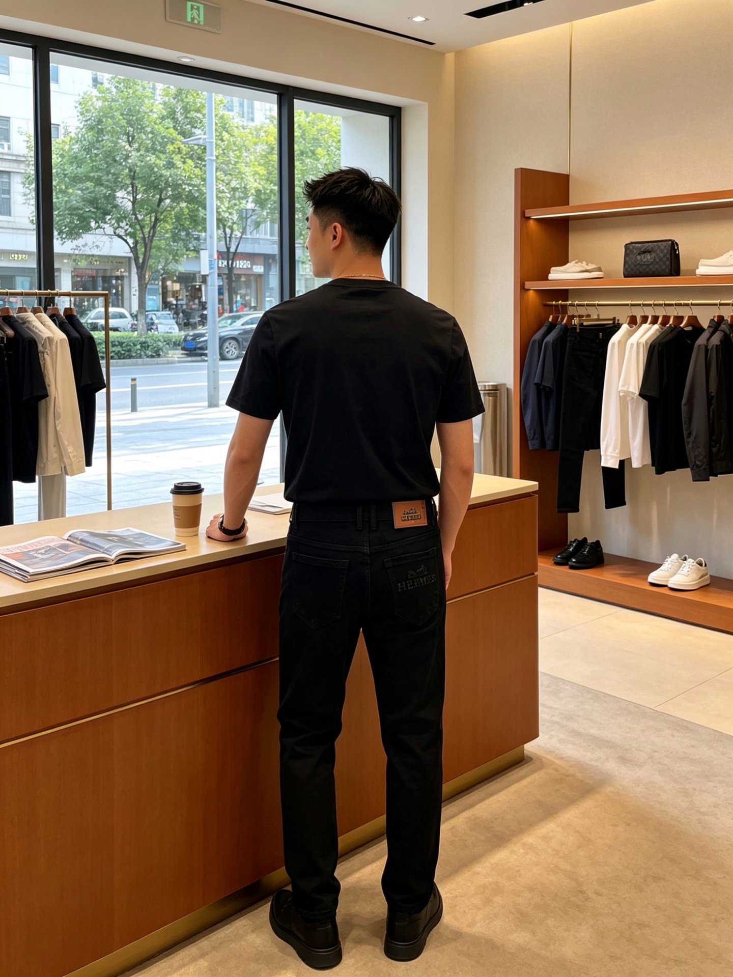 。Hermès爱马仕💥独家专供新款休闲牛仔裤👖高端版本 专柜定制面料 透气舒适度高，细节无可挑剔，品牌元