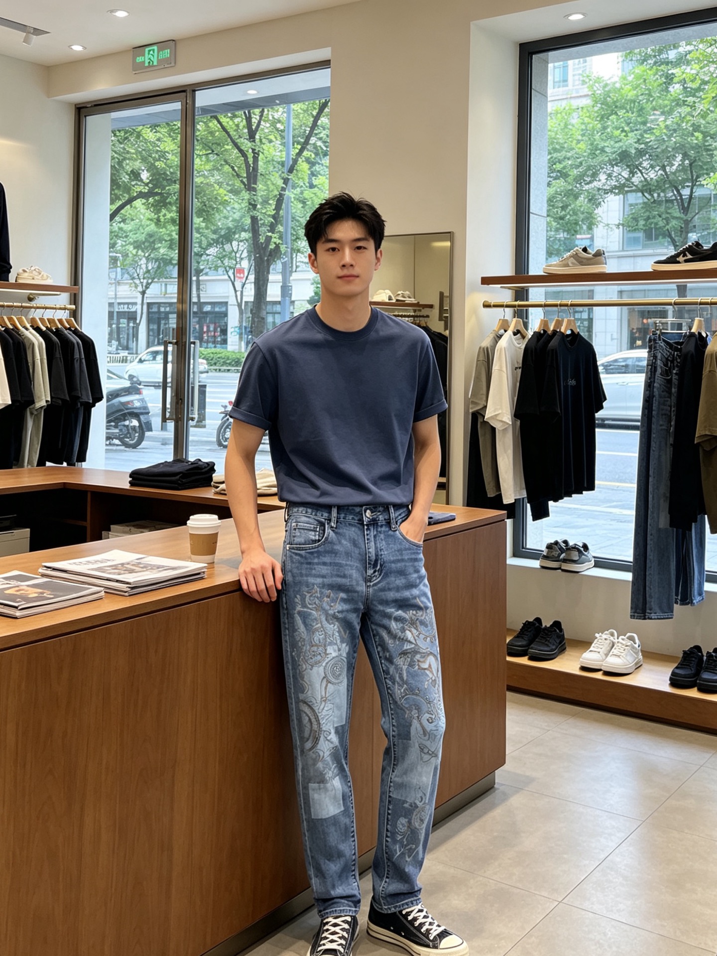 。Hermès爱马仕💥独家专供新款休闲牛仔裤👖高端版本 专柜定制面料 透气舒适度高，细节无可挑剔，品牌元