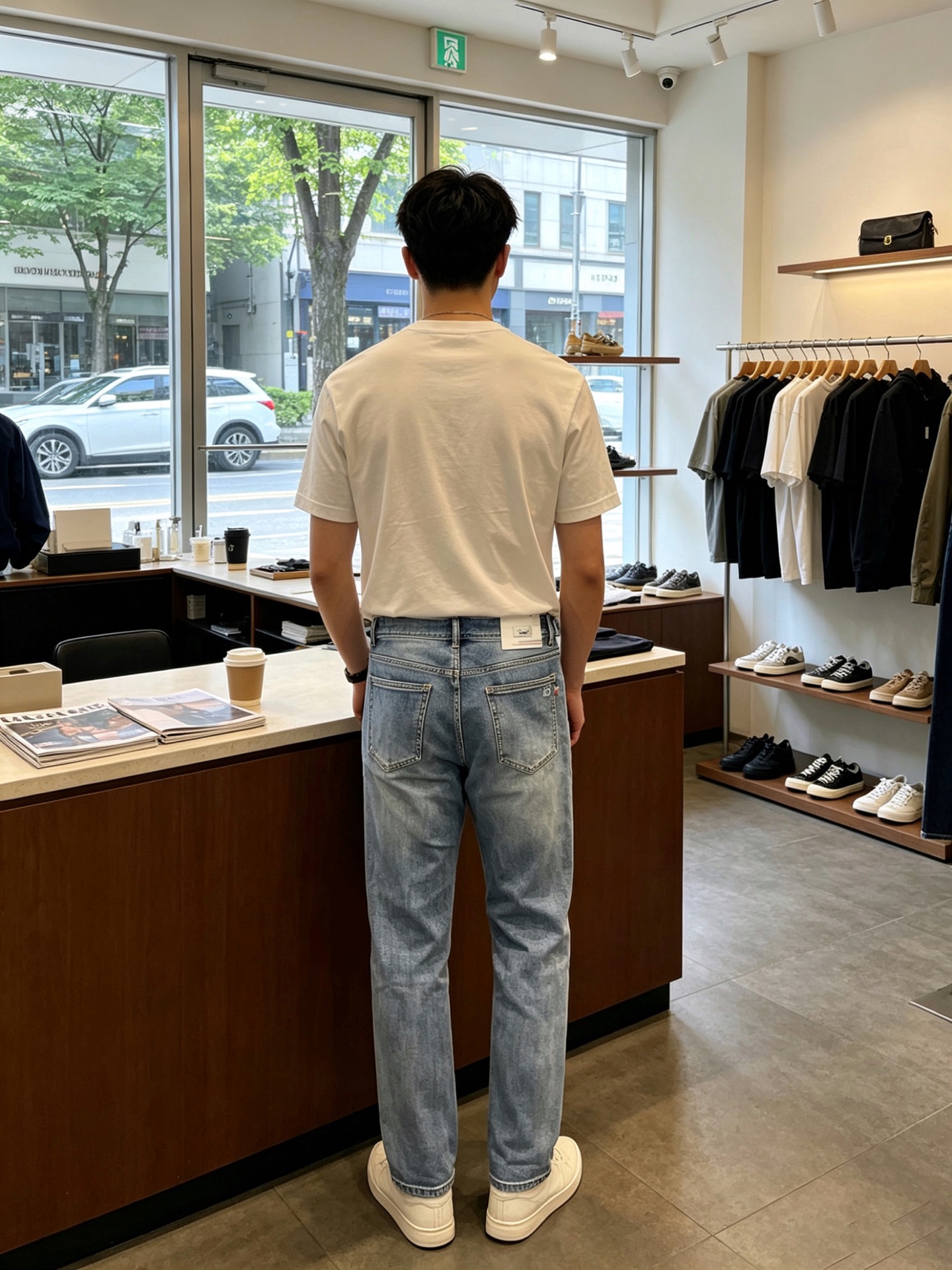 。Thom Browne汤姆布朗💥独家专供新款休闲牛仔裤👖高端版本 专柜定制面料 透气舒适度高，细节无可