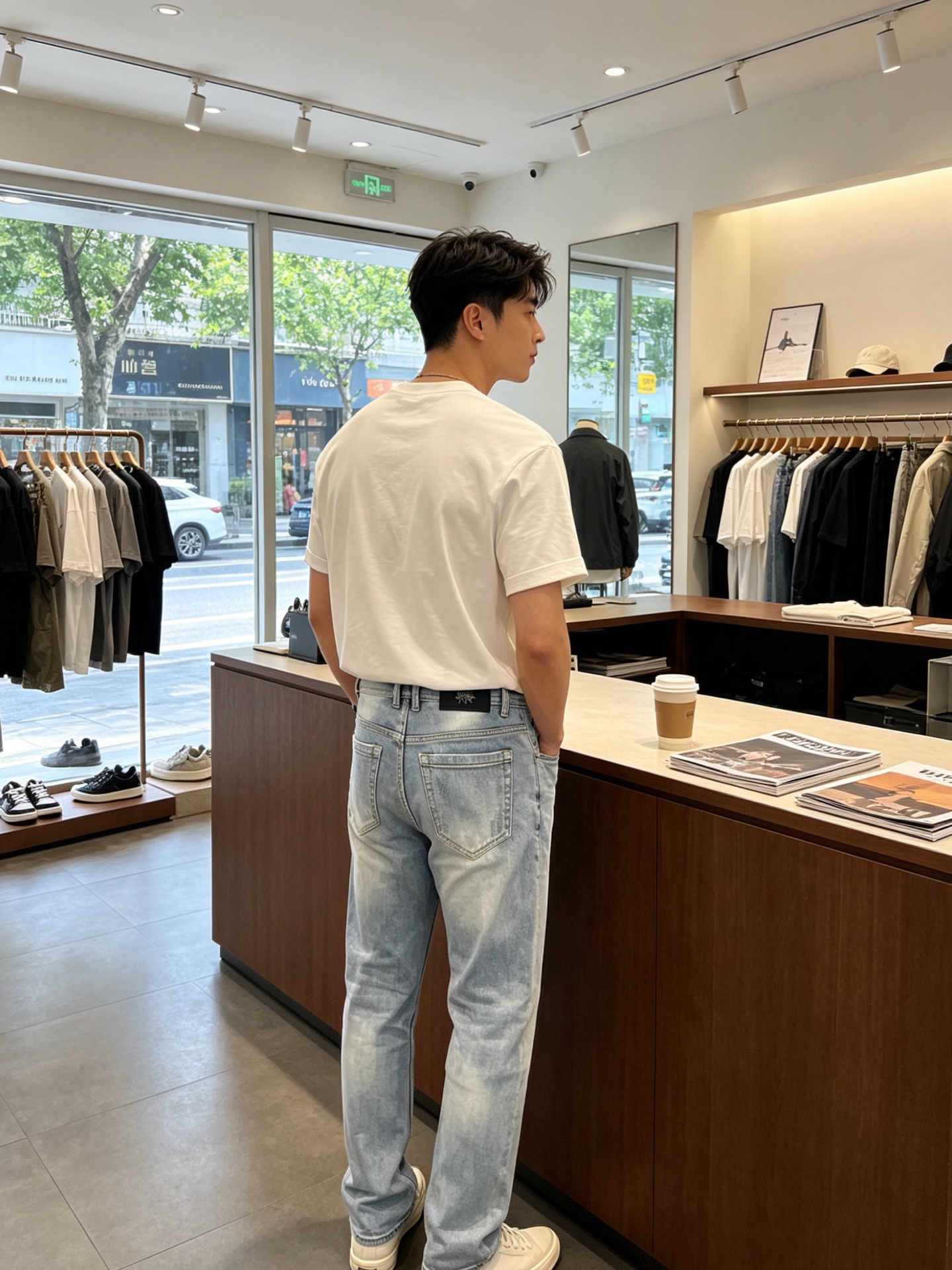 。Gucci古驰💥独家专供新款休闲牛仔裤👖高端版本 专柜定制面料 透气舒适度高，细节无可挑剔，品牌元素设