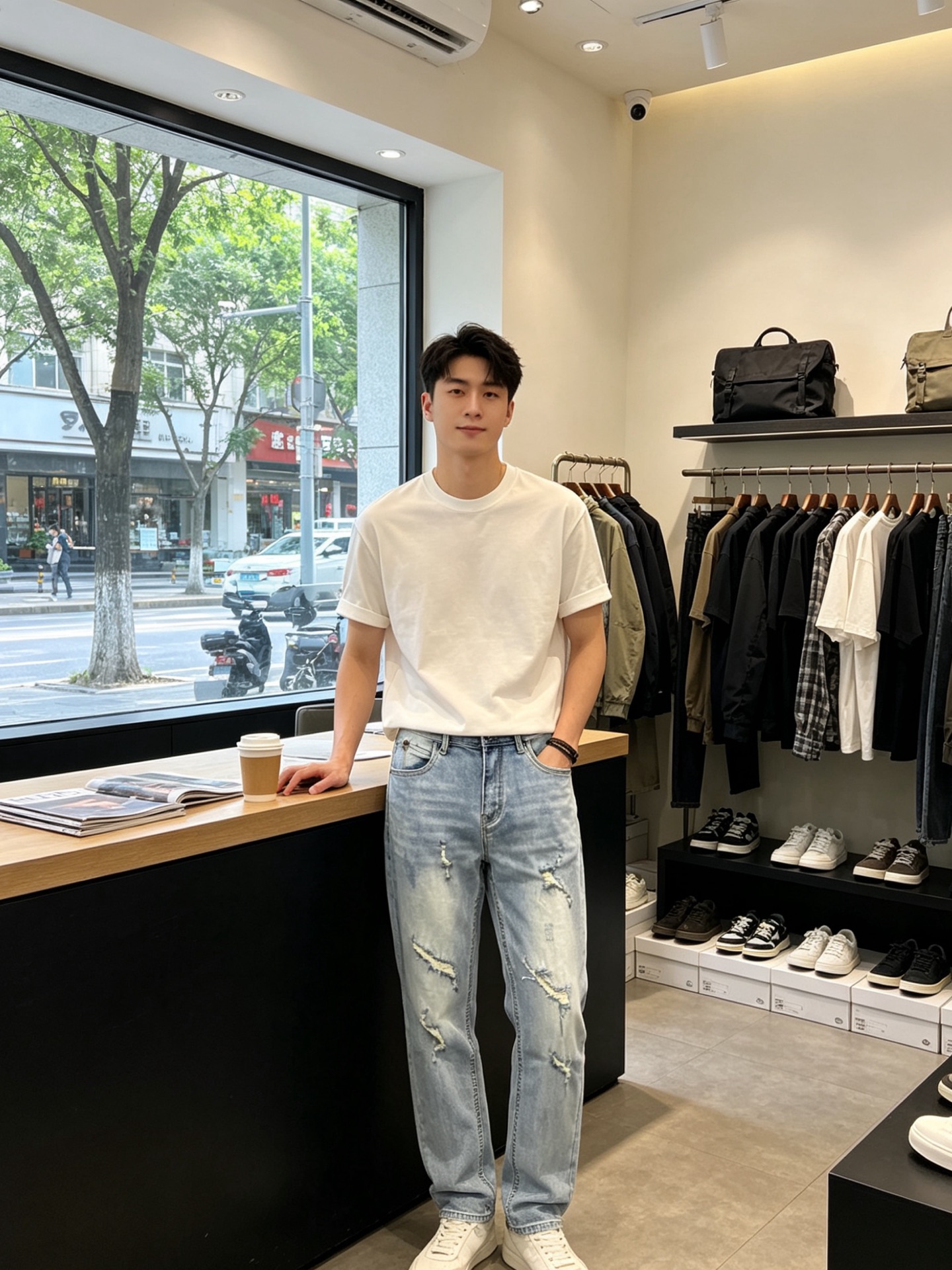 。Gucci古驰💥独家专供新款休闲牛仔裤👖高端版本 专柜定制面料 透气舒适度高，细节无可挑剔，品牌元素设