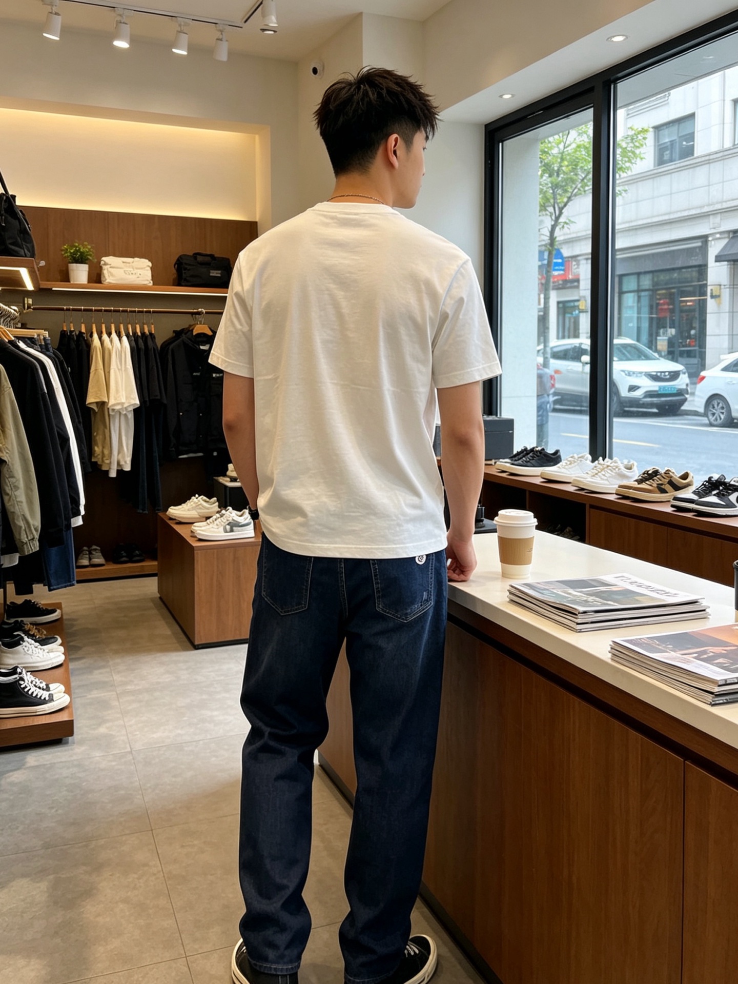 。Moncler蒙口💥独家专供新款牛仔裤👖高端版本 专柜定制面料 透气舒适度高，细节无可挑剔，品牌元素设