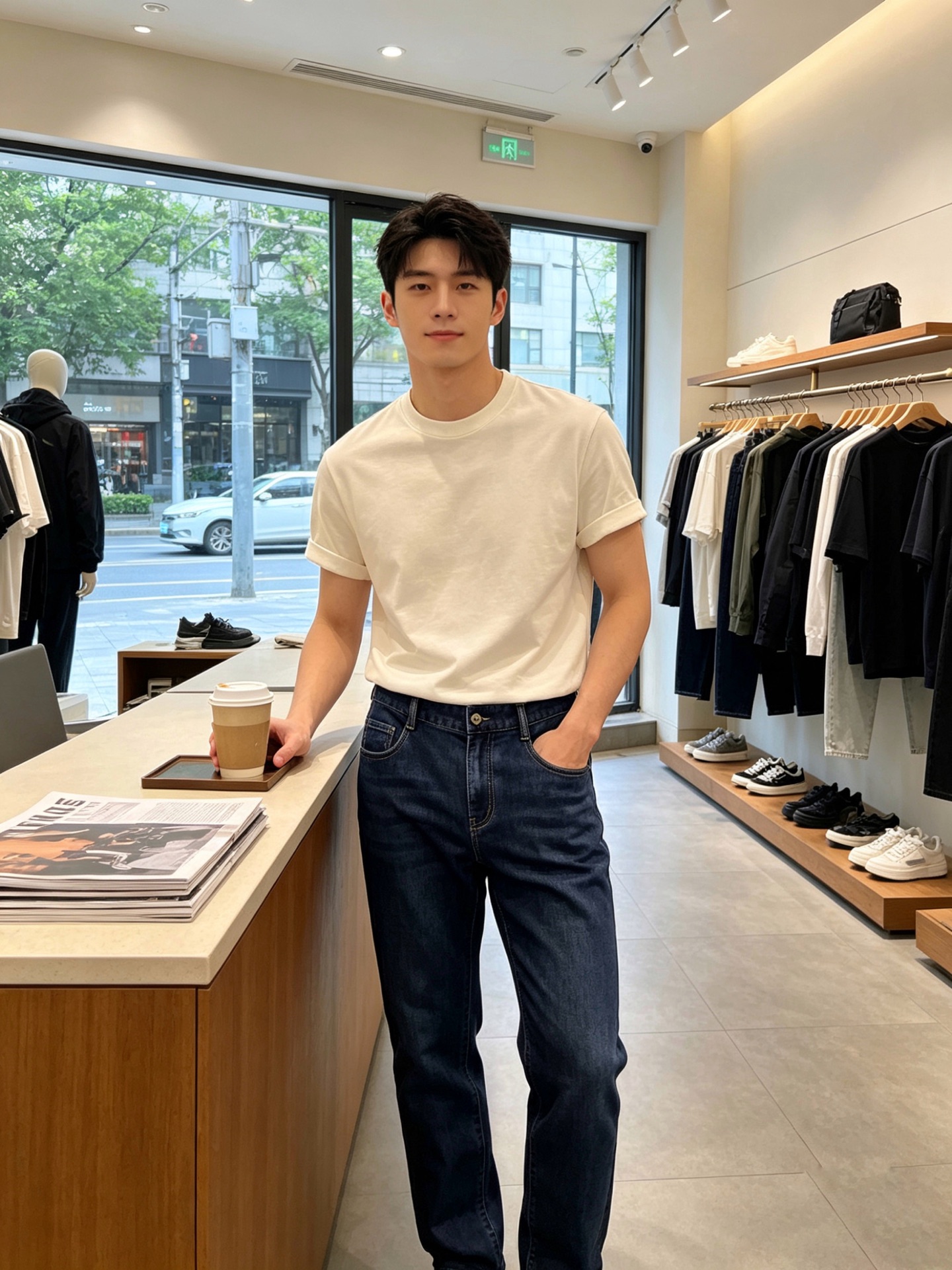 。Moncler蒙口💥独家专供新款牛仔裤👖高端版本 专柜定制面料 透气舒适度高，细节无可挑剔，品牌元素设