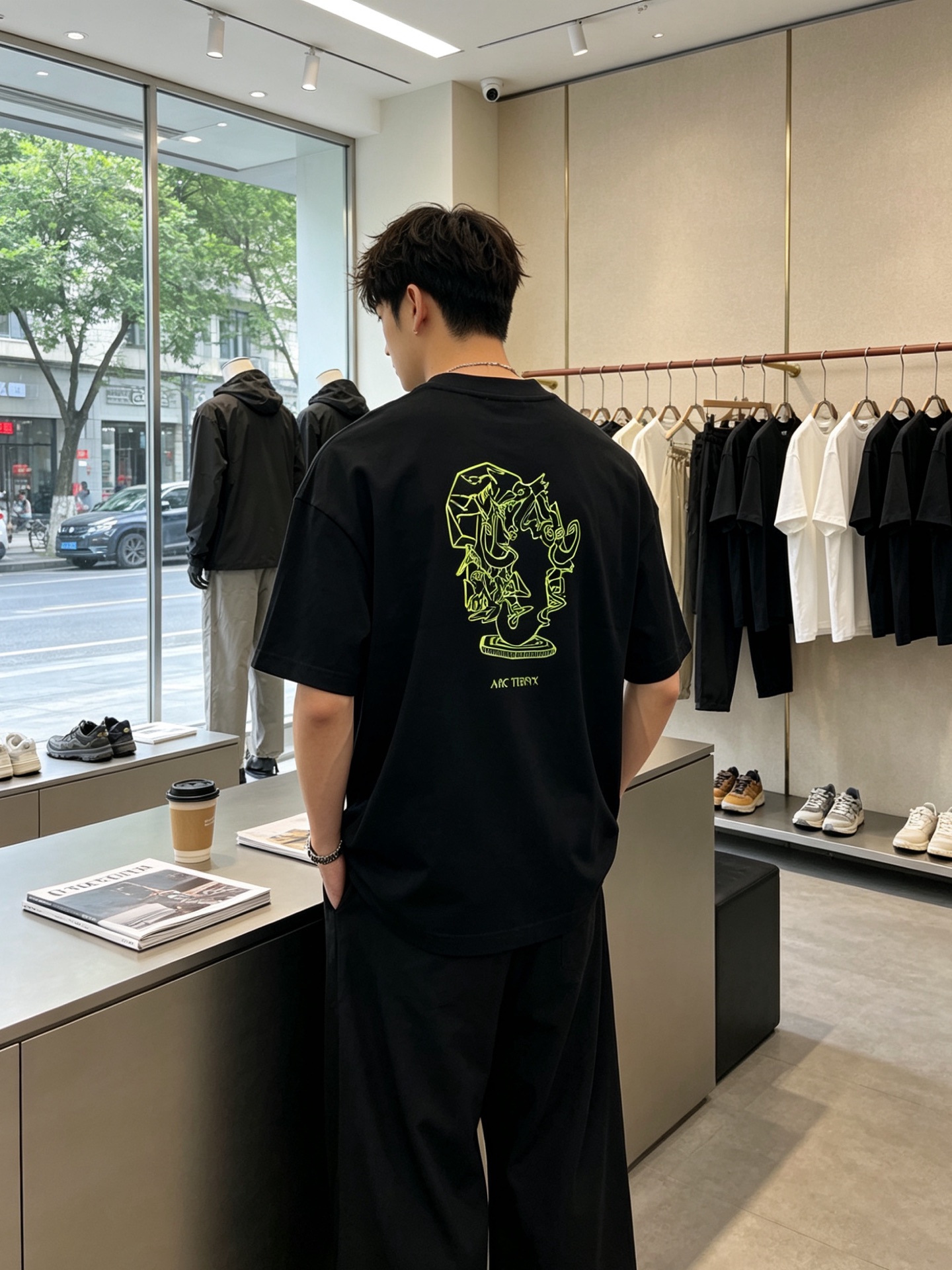 。Arc’teryx始祖鸟💥独家专供新款休闲短袖 高端版本！专柜定制面料 透气舒适度高，细节无可挑剔，品