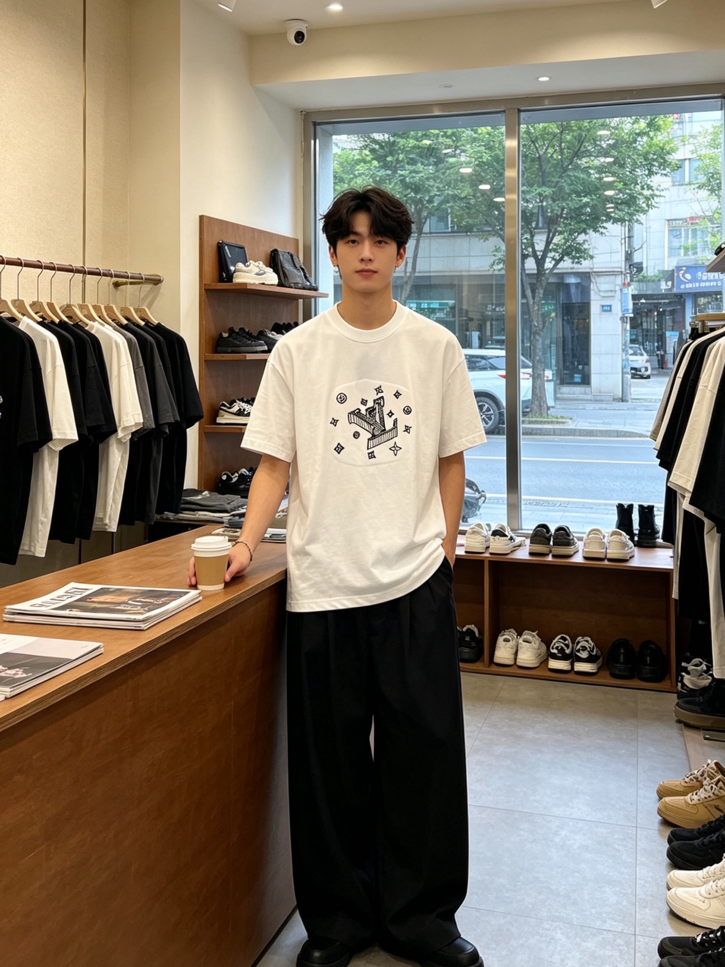 。Louis Vuitton路易威登💥独家专供新款休闲短袖 高端版本！专柜定制面料 透气舒适度高，细节无
