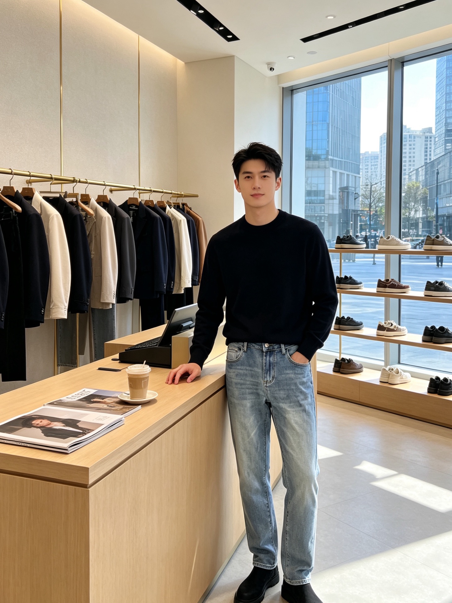 Louis Vuitton路易威登💥砸锅卖铁都要上的新款新款休闲牛仔裤👖高端版本 专柜定制面料 透气舒适度高，细节无可挑