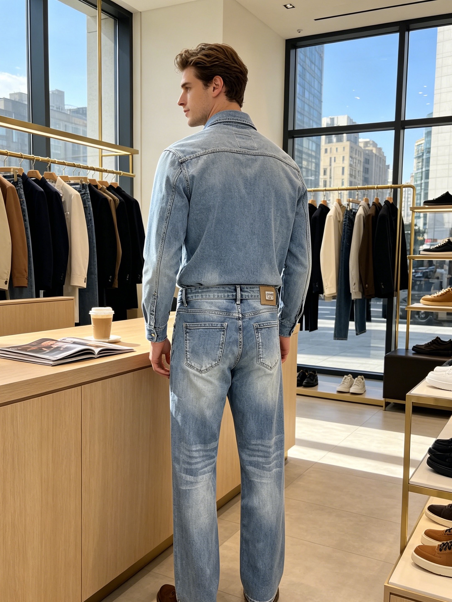 Moncler蒙口💥砸锅卖铁都要上的新款新款休闲牛仔裤👖高端版本 专柜定制面料 透气舒适度高，细节无可挑剔，品牌元素设计