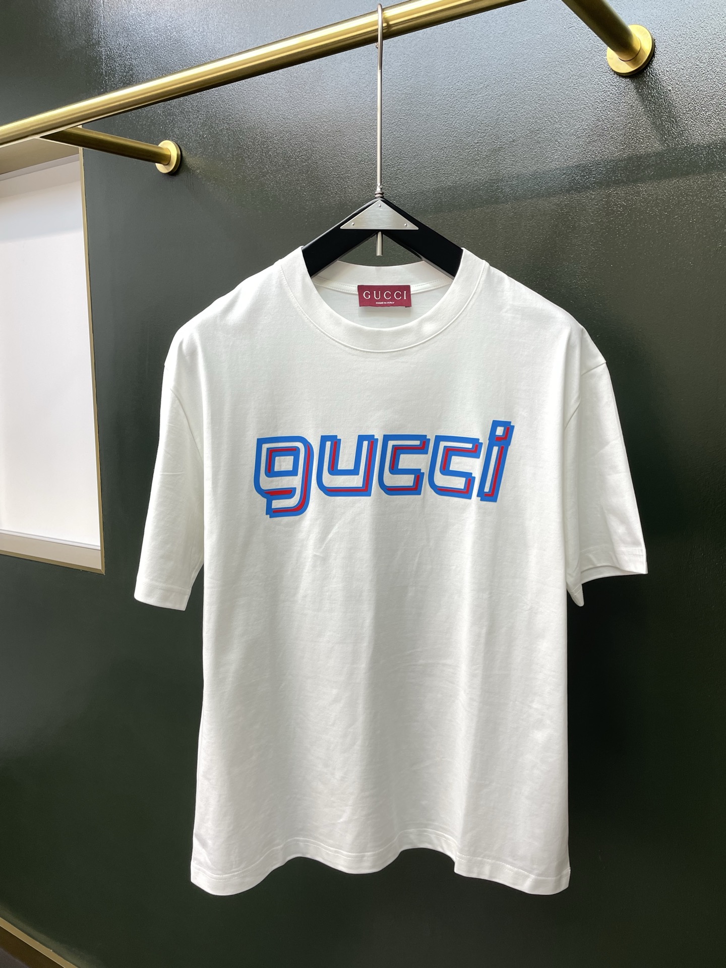 Gucci古驰💥砸锅卖铁都要上的新款新款原单男士休闲短袖 高端定制 高端版本 时尚百搭爆款⚠️⚠️✨✨进口面料 手感超柔