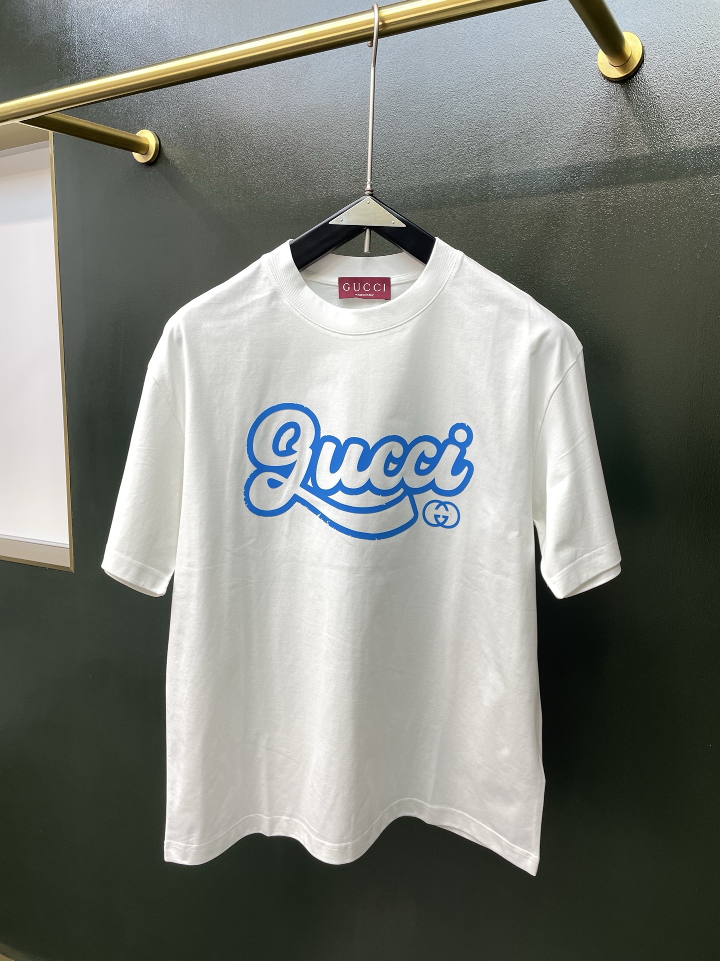 Gucci古驰💥砸锅卖铁都要上的新款新款原单男士休闲短袖 高端定制 高端版本 时尚百搭爆款⚠️⚠️✨✨进口面料 手感超柔