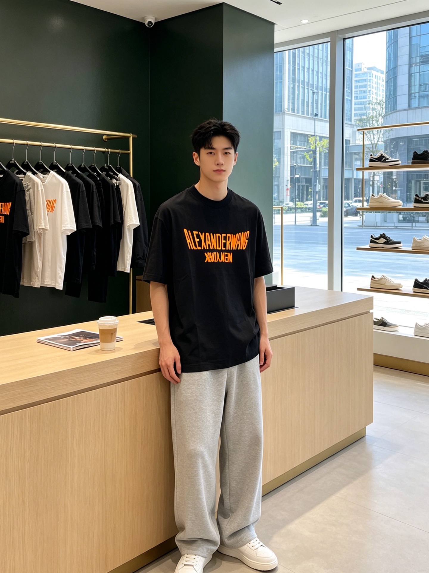 Alexanderwang亚历山大王💥砸锅卖铁都要上的新款新款原单男士休闲短袖 高端定制 高端版本 时尚百搭爆款⚠️⚠️