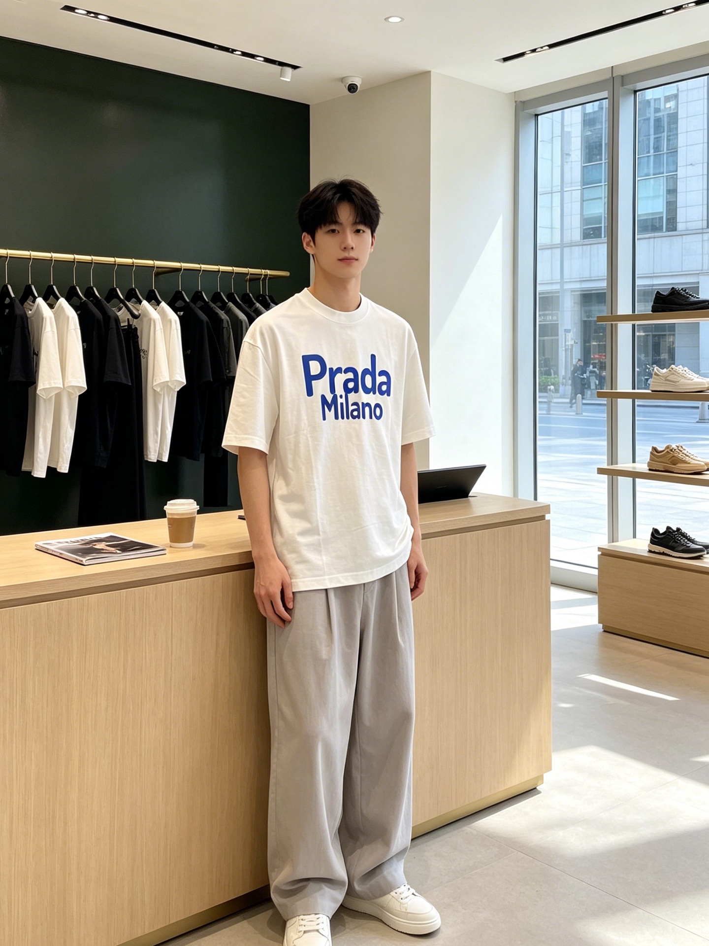 NO:917022,.Prada exclusively supplies new original men's casual short-sleeves. High-end customization. High-end version. Fashionable and versatile imported fabrics. Super soft and delicate feel. Skin-friendly and comfortable to wear. High-end boutique. The upper body is exquisitely made by the factory. A must-have item for men. Complete with three standards. Size M-3XL, prada, prada, T-shirt,19860909.Prada普拉达独家专供新款原单男士休闲短袖 高端定制 高端版本 时尚百搭爆款进口面料 手感超柔软细腻 穿着亲肤舒适 高端精品 代工厂精细做上身非常赞 男士必备单品 三标齐全 码数M-3XL,,prada,prada,T-shirt,,Men's clothing