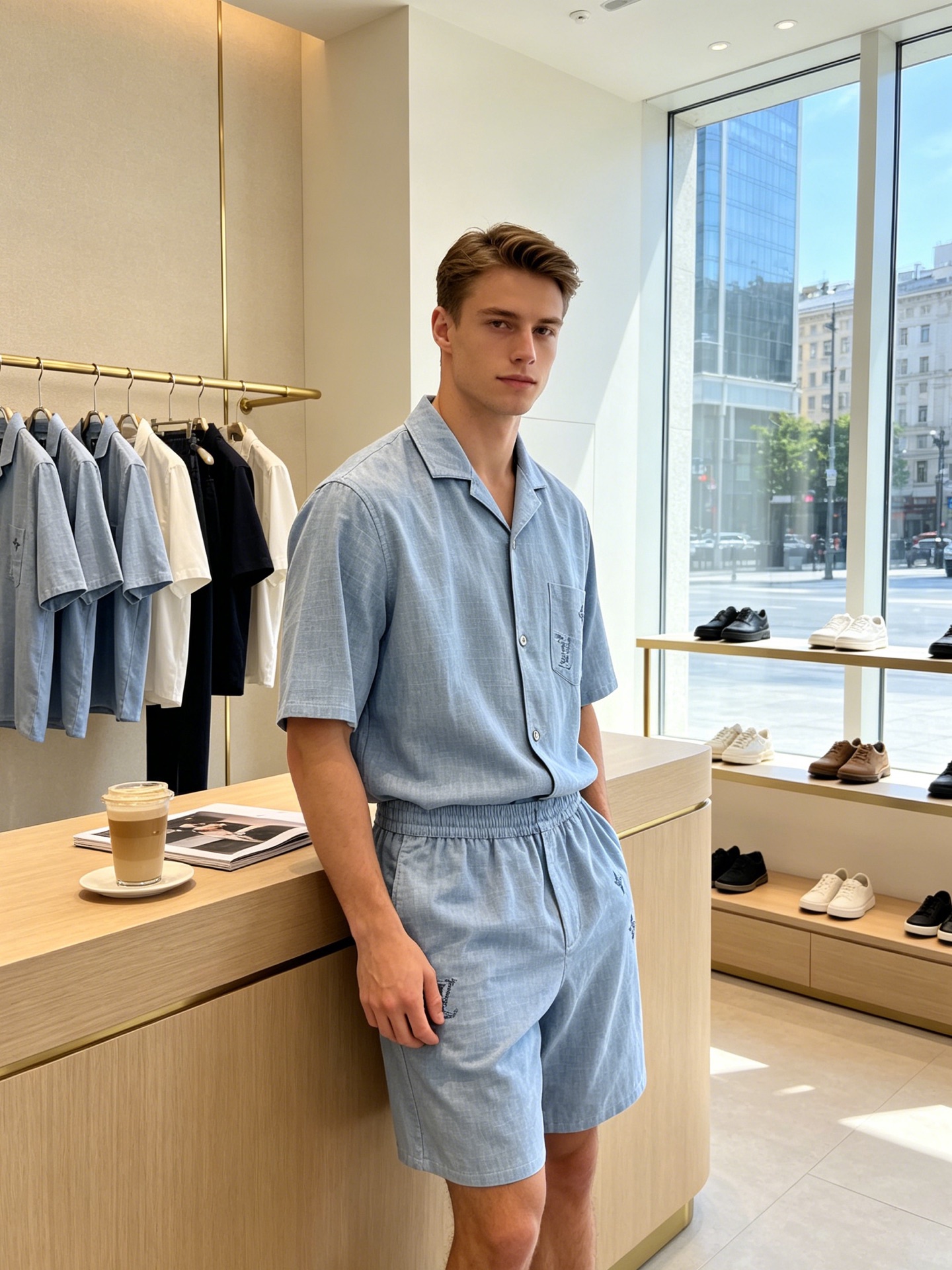 NO:919125,Short sleeves, shorts. Louis Vuitton's new and popular men's casual short-sleeved suit. High-end customization. High-end version. Fashionable and versatile imported fabrics. Super soft and delicate feel. Skin-friendly and comfortable to wear. High-end boutique. The upper body made by the factory is very good. Men's must-have items. Three standards are complete. Clothes S-XL. Pants 30-36,, louis vuitton, louis vuitton, shorts, T-shirt,19860909短袖、短裤.Louis Vuitton路易威登砸锅卖铁都要上的新款新款原单男士休闲短袖套装 高端定制 高端版本 时尚百搭爆款进口面料 手感超柔软细腻 穿着亲肤舒适 高端精品 代工厂精细做上身非常赞 男士必备单品 三标齐全 衣服S-XL.裤子30-36,,louis vuitton,louis vuitton,shorts,T-shirt,,Men's clothing