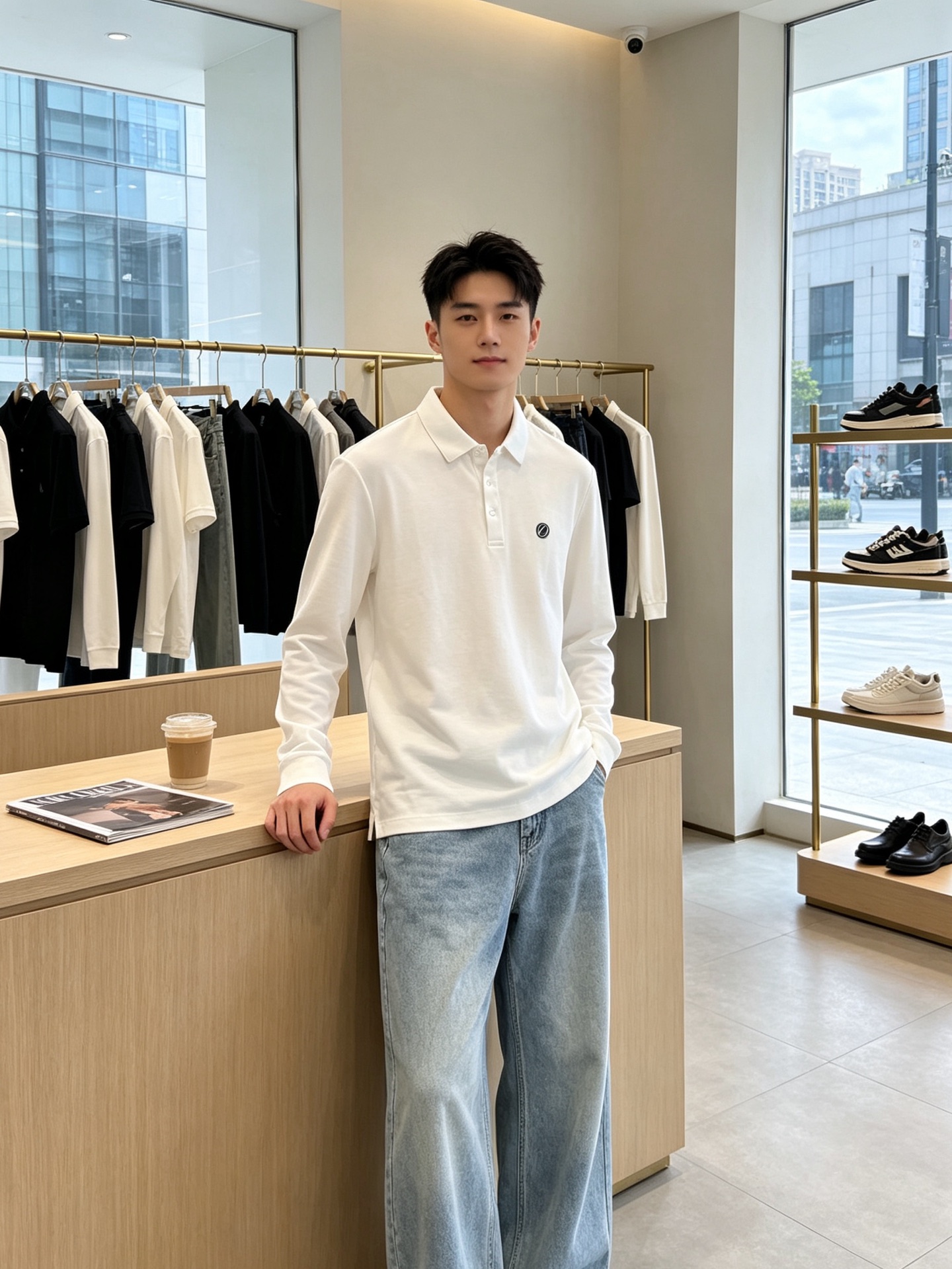 ZEGNA杰尼亚💥砸锅卖铁都要上的新款新款原单男士休闲长袖 高端定制 高端版本 时尚百搭爆款⚠️⚠️✨✨进口面料 手感超