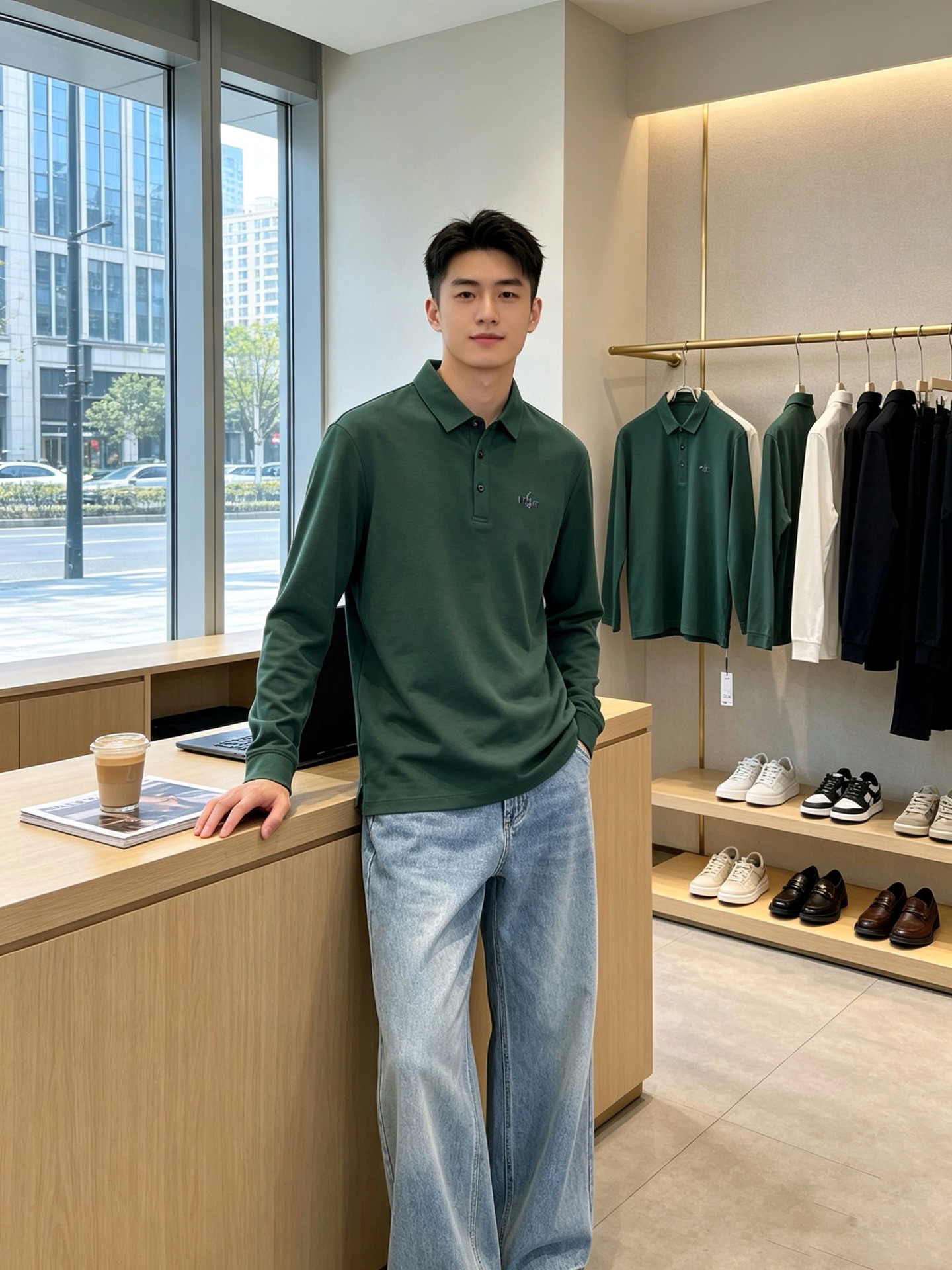 Ralph Lauren拉夫劳伦💥砸锅卖铁都要上的新款新款原单男士休闲长袖 高端定制 高端版本 时尚百搭爆款⚠️⚠️✨✨