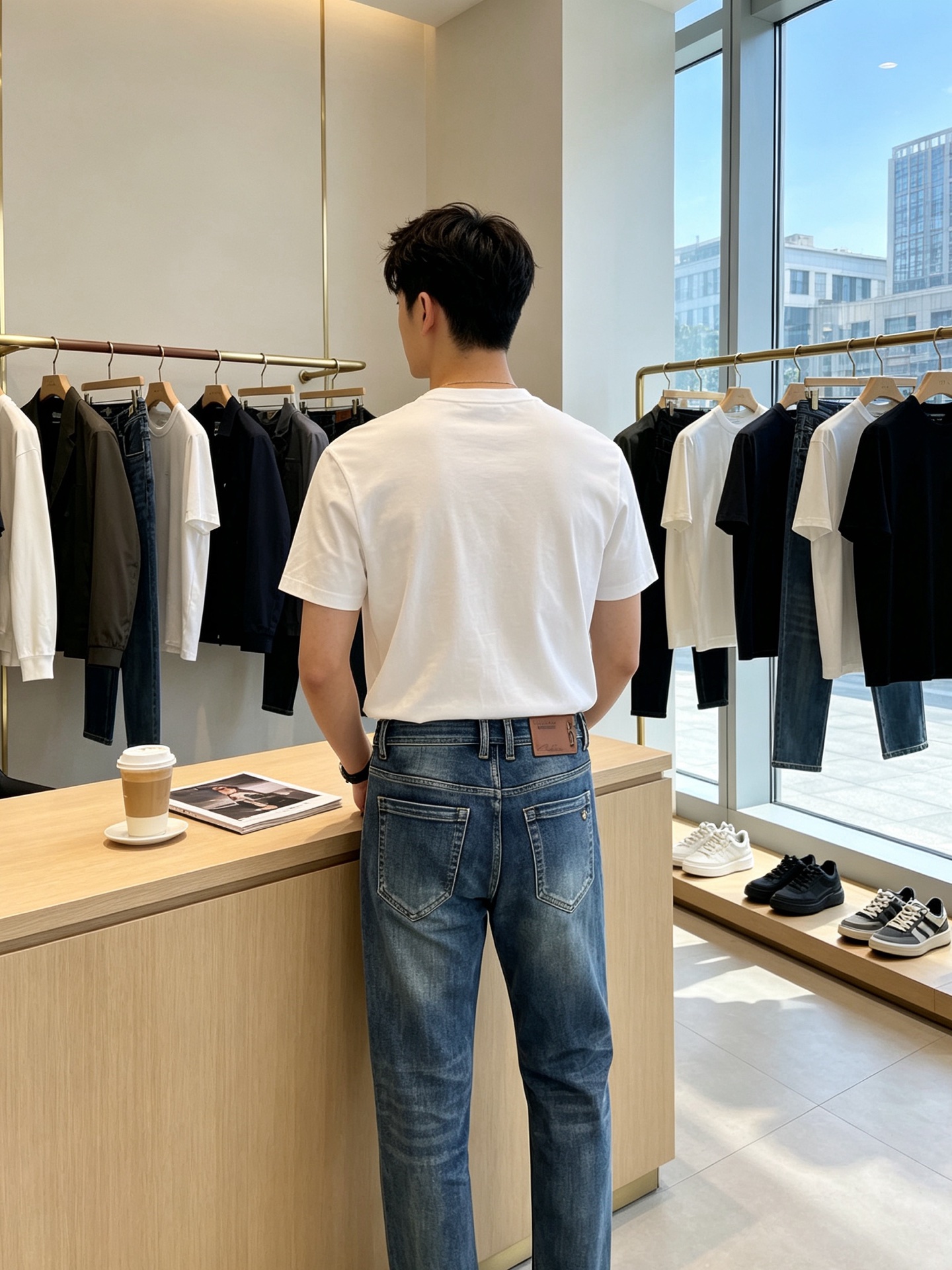 Dior迪奥💥砸锅卖铁都要上的新款新款休闲牛仔裤👖高端版本 专柜定制面料 透气舒适度高，细节无可挑剔，品牌元素设计理念，