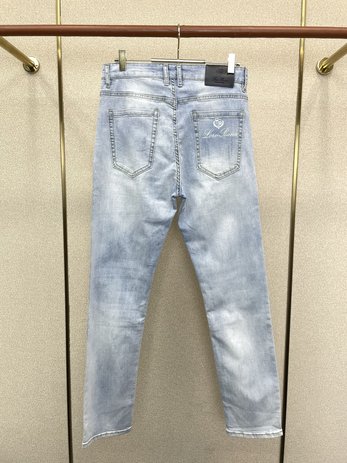 Loro Piana-Loro Piana诺悠翩雅💥砸锅卖铁都要上的新款新款休闲牛仔裤👖高端版本 专柜定制面料 透气舒适