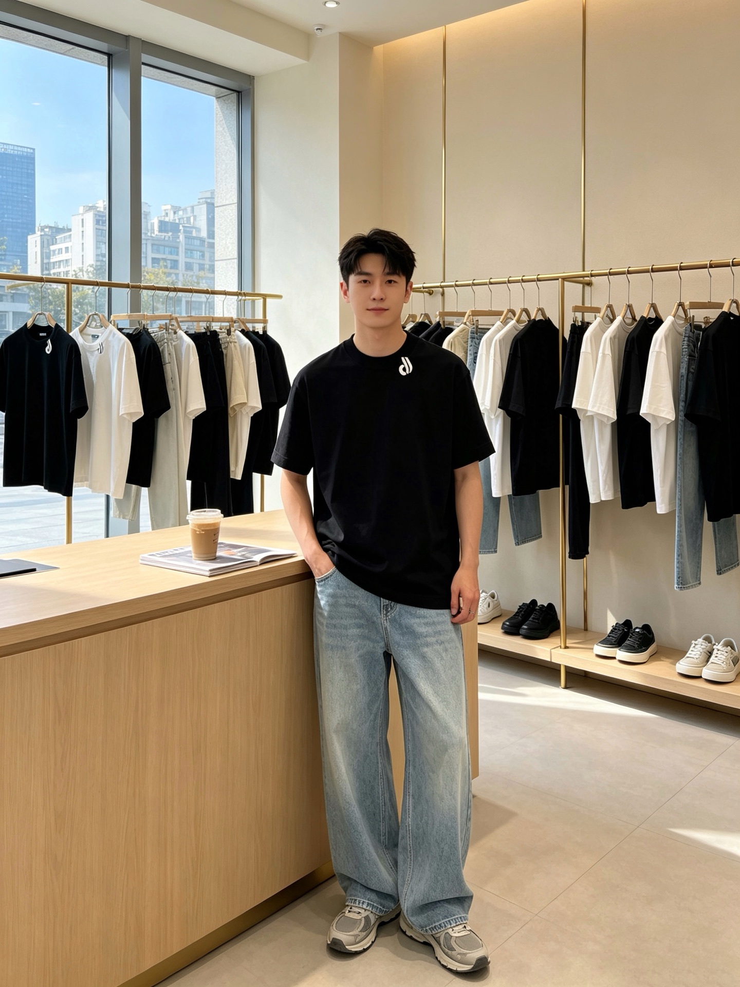 Balenciaga巴黎世家💥砸锅卖铁都要上的新款新款原单男士休闲短袖 高端定制 高端版本 时尚百搭爆款⚠️⚠️✨✨进口