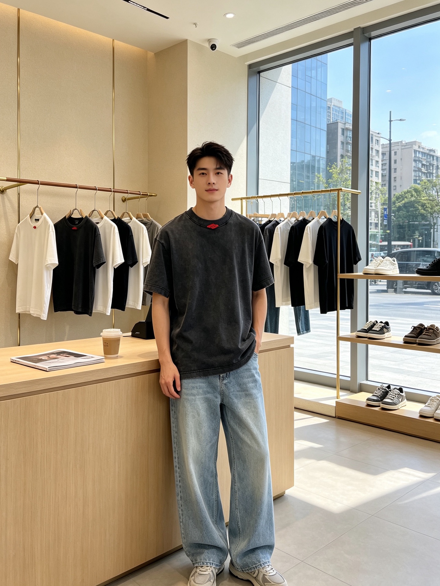 Balenciaga巴黎世家💥砸锅卖铁都要上的新款新款原单男士休闲短袖 高端定制 高端版本 时尚百搭爆款⚠️⚠️✨✨进口