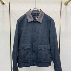羽绒服-Loro Piana-Loro Piana诺悠翩雅💥砸锅卖铁都要上的新款新款原单男士休闲真皮翻领毛呢羽绒外套 高 羽绒服-Loro Piana-Loro Piana诺悠翩雅💥砸锅卖铁都要上的新款新款原单男士休闲真皮翻领毛呢羽绒外套 高