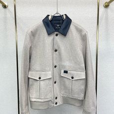 羽绒服-Loro Piana-Loro Piana诺悠翩雅💥砸锅卖铁都要上的新款新款原单男士休闲真皮翻领毛呢羽绒外套 高 羽绒服-Loro Piana-Loro Piana诺悠翩雅💥砸锅卖铁都要上的新款新款原单男士休闲真皮翻领毛呢羽绒外套 高