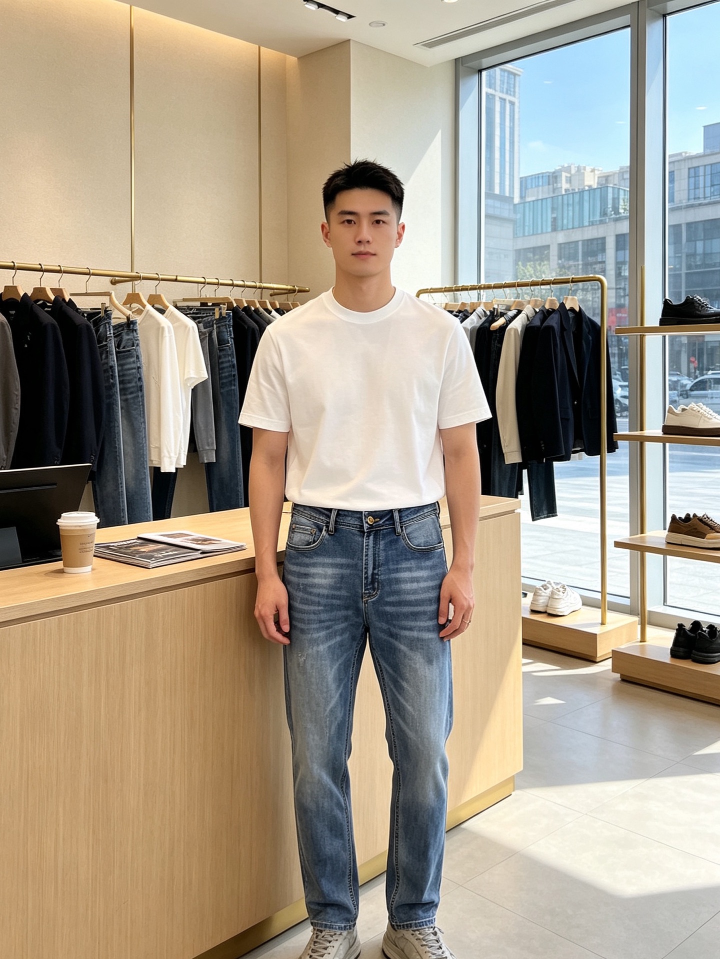 Moncler蒙口💥砸锅卖铁都要上的新款新款休闲牛仔裤👖高端版本 专柜定制面料 透气舒适度高，细节无可挑剔，品牌元素设计