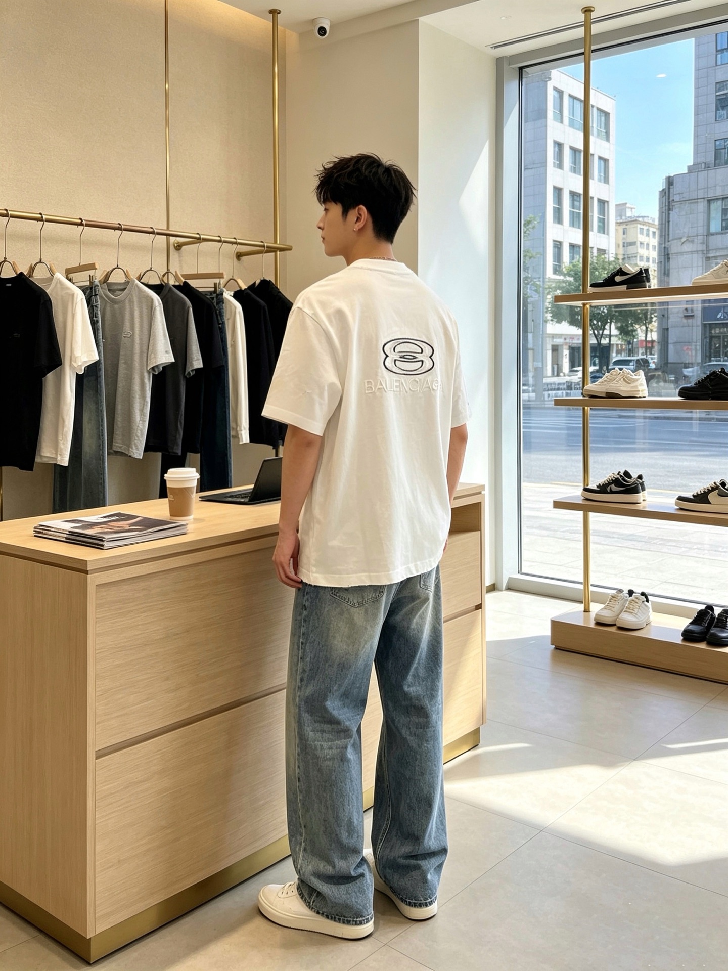 Balenciaga巴黎世家💥砸锅卖铁都要上的新款新款原单男士休闲短袖 高端定制 高端版本 时尚百搭爆款⚠️⚠️✨✨进口 Balenciaga巴黎世家💥砸锅卖铁都要上的新款新款原单男士休闲短袖 高端定制 高端版本 时尚百搭爆款⚠️⚠️✨✨进口