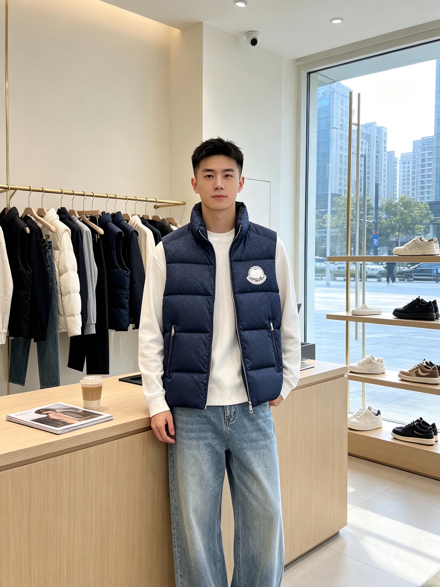 NO:919127,. Down jacket - Moncler exclusive high-collar down vest. Trading company channels are rare. It is a must-have warm item for cooling weather. It can be worn for daily or outdoor sports. It is wear-resistant, scratch-resistant and easy to care for. It is paired with large square quilting technology to create a fluffy and full overall effect. It also has a strong thermal insulation effect, so that you are not afraid of the cold outdoor weather in autumn and winter! Size M-3XL,,Moncler, down jacket,19860909.羽绒服-Moncler蒙口独家专供高领羽绒马甲 贸易公司渠道稀出,降温天气必备的保暖单品,不论是日常还是户外运动都能穿.耐磨防刮易打理,在搭配大方格绗缝工艺,打造蓬松饱满的整体效果,兼顾强悍的保暖锁温效果,让你无惧秋冬季寒冷的户外天气! 尺码M-3XL,,Moncler,down jacket,,Men's clothing