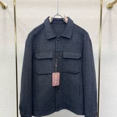 Loro Piana-Loro Piana诺悠翩雅💥砸锅卖铁都要上的新款新款原单男士休闲翻领双面呢外套 高端定制 高端版 Loro Piana-Loro Piana诺悠翩雅💥砸锅卖铁都要上的新款新款原单男士休闲翻领双面呢外套 高端定制 高端版