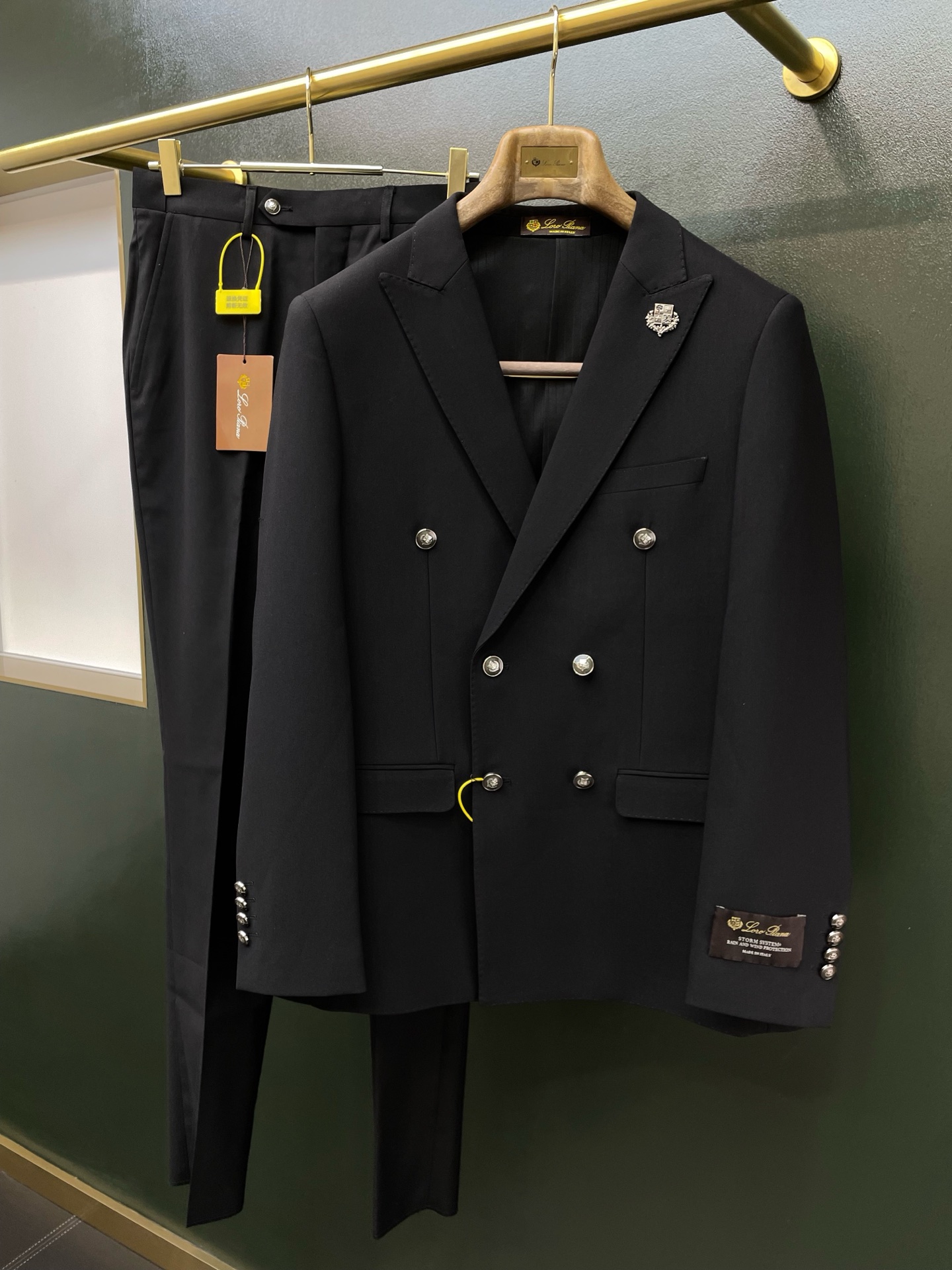 🔥 L-Loro iana logo 46-56 Novità Completo CompletoGiacca Abbigliamento Giacca
