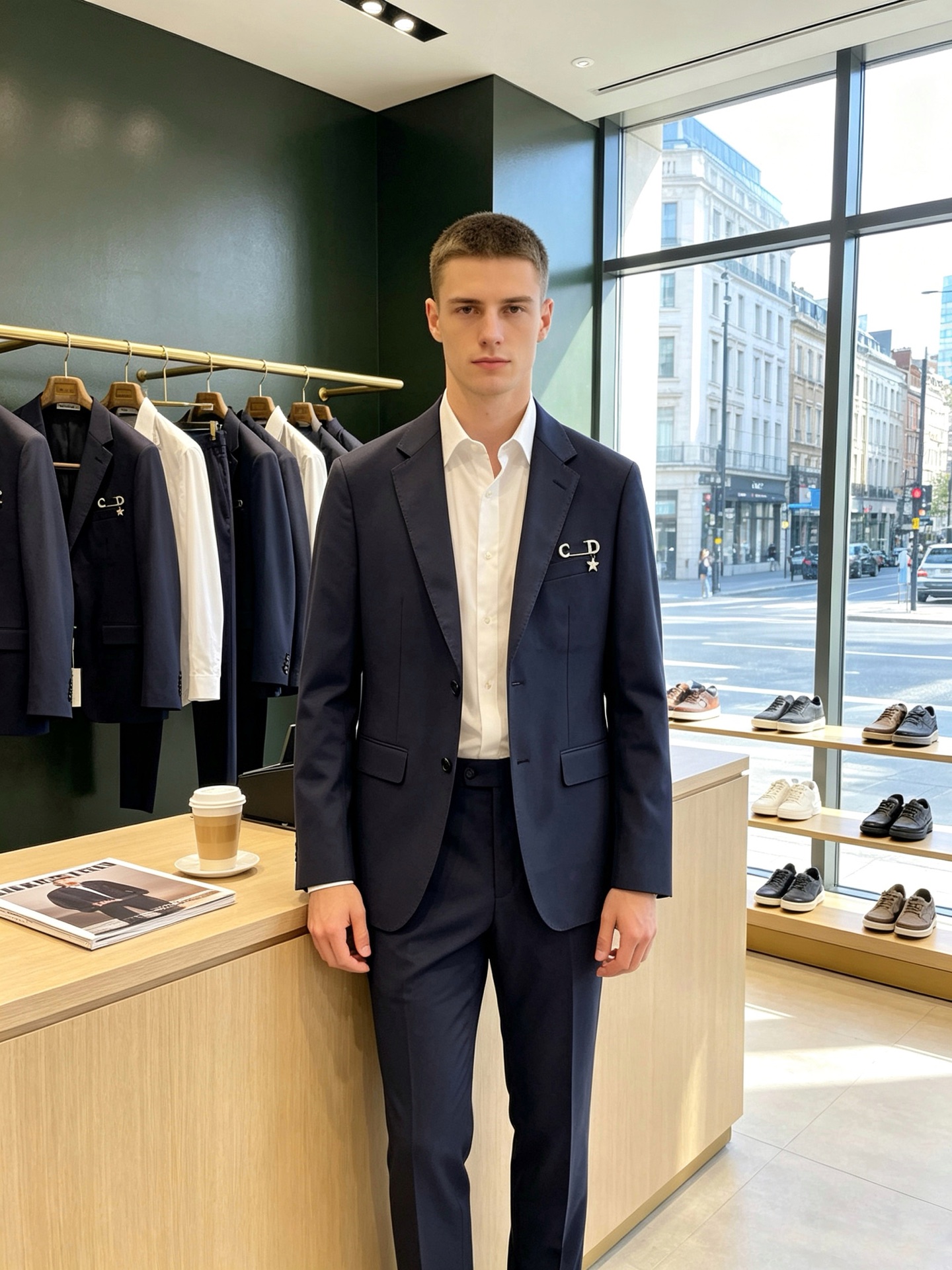 NO:933799,/Set. Single suit, trousers. Dior spring and autumn new suit suit, foreign trade company order. Simple casual suit jacket, exclusively imported original polyester fiber fabric, breathable, soft and warm, strong, straight and drapey, the whole piece of clothing is neat and smooth, all hardware accessories are customer-supplied top accessories with logos. At first glance, it is high-end fabrics. This fabric is custom-woven. There is no such thing as good products from regular large factories. There is nothing picky about it.  This kind of jacket is a regular wear and very practical. The size of the jacket is 46-58. The pants are 29-38, dior, dior, jackets & coats, business suit,19860909/套.单西、西裤.Dior迪奥春秋新款西服套装,外贸公司订单 简约休闲西装外套,独家专供进口原版聚酯纤维面料,透气柔软保暖性很强,笔挺垂感十足,整件衣服车工走线整齐平整,所有五金附料都是客供带logo顶级配件 一看就是高档的面料 这种面料都是定织的 外面根本就没有 正规大厂途径出来的好货,无任何有挑剔的地方 这样的一件外套属于常备常穿的,实用性很强.尺码外套46-58.裤子29-38,,dior,dior,jackets & coats,business suit,,Men's clothing