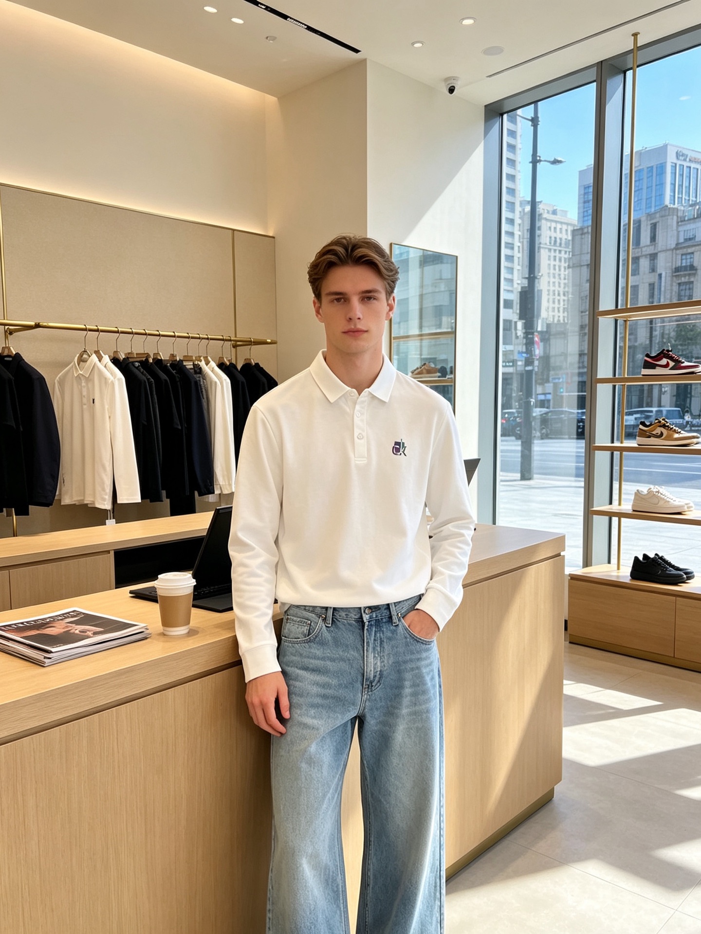 Calvin Klein💥砸锅卖铁都要上的新款新款原单男士休闲长袖 高端定制 高端版本 时尚百搭爆款⚠️⚠️✨✨进口面料