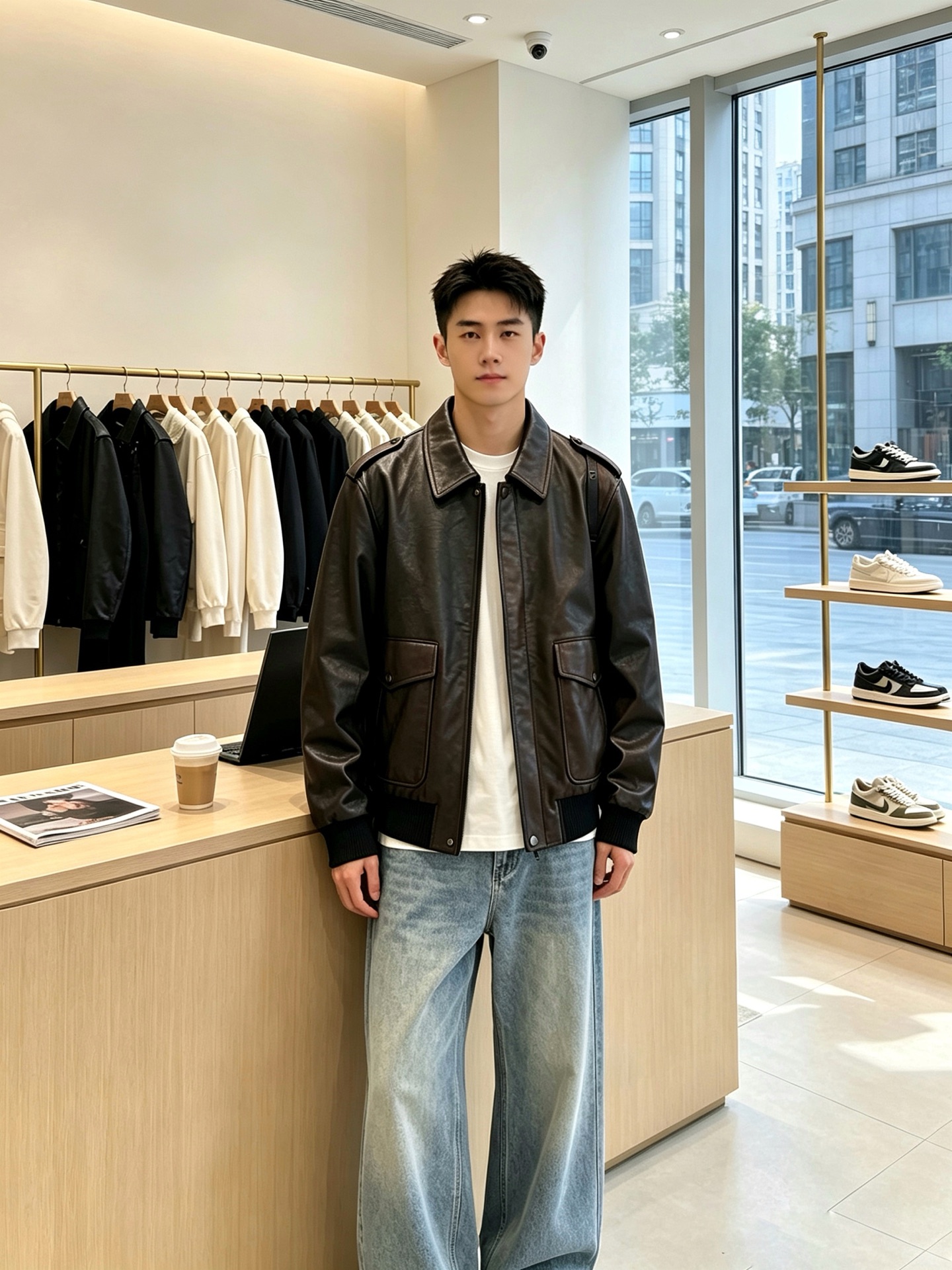 NO:937589,.Leather jacket - Prada's new and latest leather jacket is a must-have. It has imported leather and imported fabrics. The quality is impeccable and the quality control can be purchased directly. It is a high-end product that cannot be faulted! You can feel its powerful aura through the detailed pictures. It has a remarkable effect of gathering heat and keeping warm, so you don’t have to worry about getting a little chilly! Both fashionable and functional, the whole style looks more luxurious! Size M-3XL,,prada,prada,jackets & coats,leather jacket,19860909.皮衣- Prada普拉达砸锅卖铁都要上的新款最新皮衣外套 进口皮进口面料 品质更是无法挑剔品控可以直接入手,不容过错的高端臻品！通过细节图片便可感受到它强悍的气场,聚温保暖效果显著,完全不用担心会有一点寒意！时尚与功能性兼备,整款显得更加的奢华大气！ 尺码M-3XL,,prada,prada,jackets & coats,leather jacket,,Men's clothing