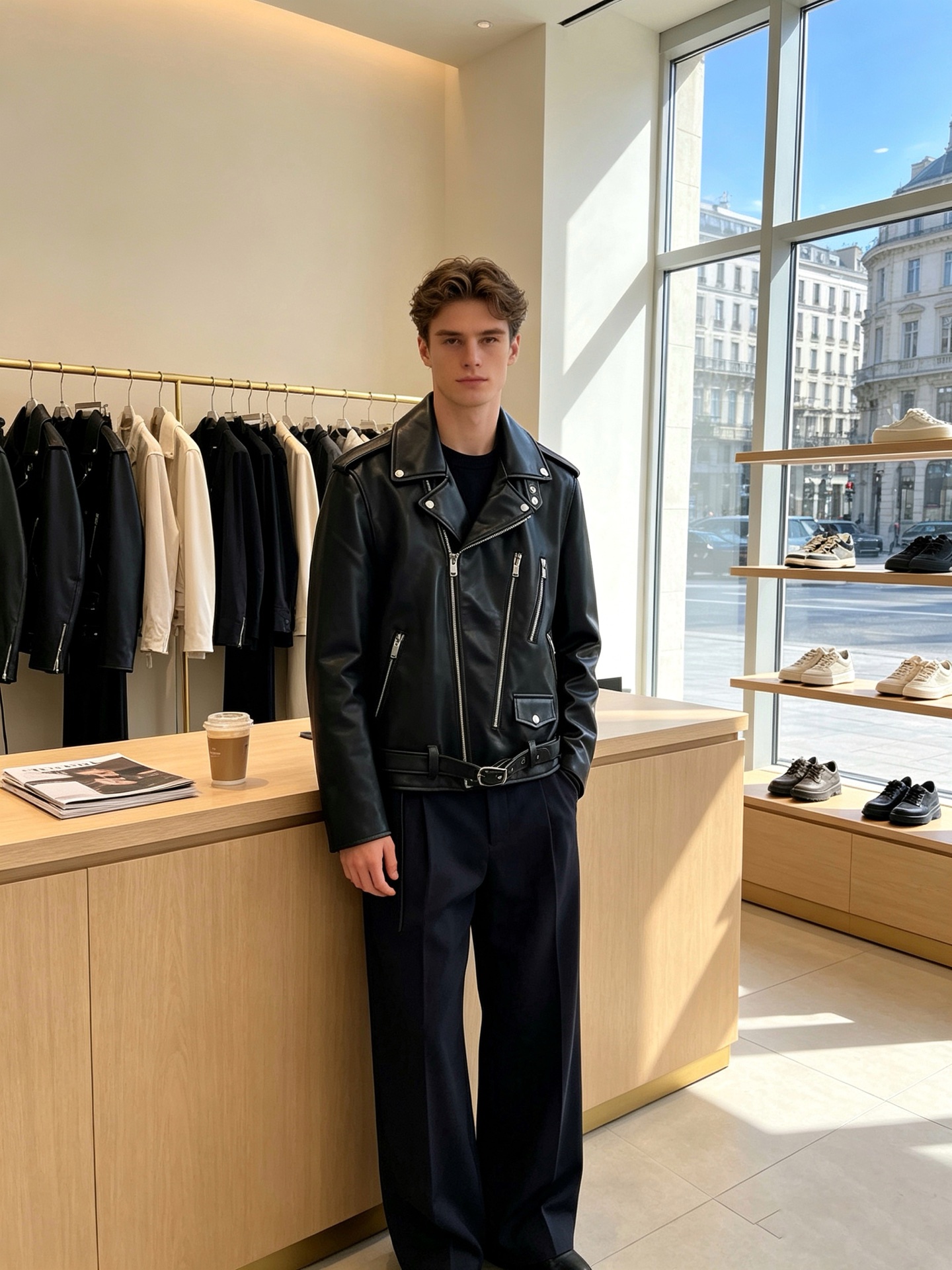 NO:937590,.Leather jacket - SAINT LAURENT Saint Laurent's new and latest leather jacket, imported leather and imported fabrics. The quality is impeccable and the quality control can be purchased directly. It is a high-end product that cannot be faulted! You can feel its powerful aura through the detailed pictures. It has a remarkable effect of gathering heat and keeping warm, so you don’t have to worry about getting a little chilly! Both fashionable and functional, the whole style looks more luxurious! Size M-3XL,,saint laurent,saint laurent,jackets & coats,leather jacket,19860909.皮衣-SAINT LAURENT圣罗兰砸锅卖铁都要上的新款最新皮衣外套 进口皮进口面料 品质更是无法挑剔品控可以直接入手,不容过错的高端臻品！通过细节图片便可感受到它强悍的气场,聚温保暖效果显著,完全不用担心会有一点寒意！时尚与功能性兼备,整款显得更加的奢华大气！ 尺码M-3XL,,saint laurent,saint laurent,jackets & coats,leather jacket,,Men's clothing