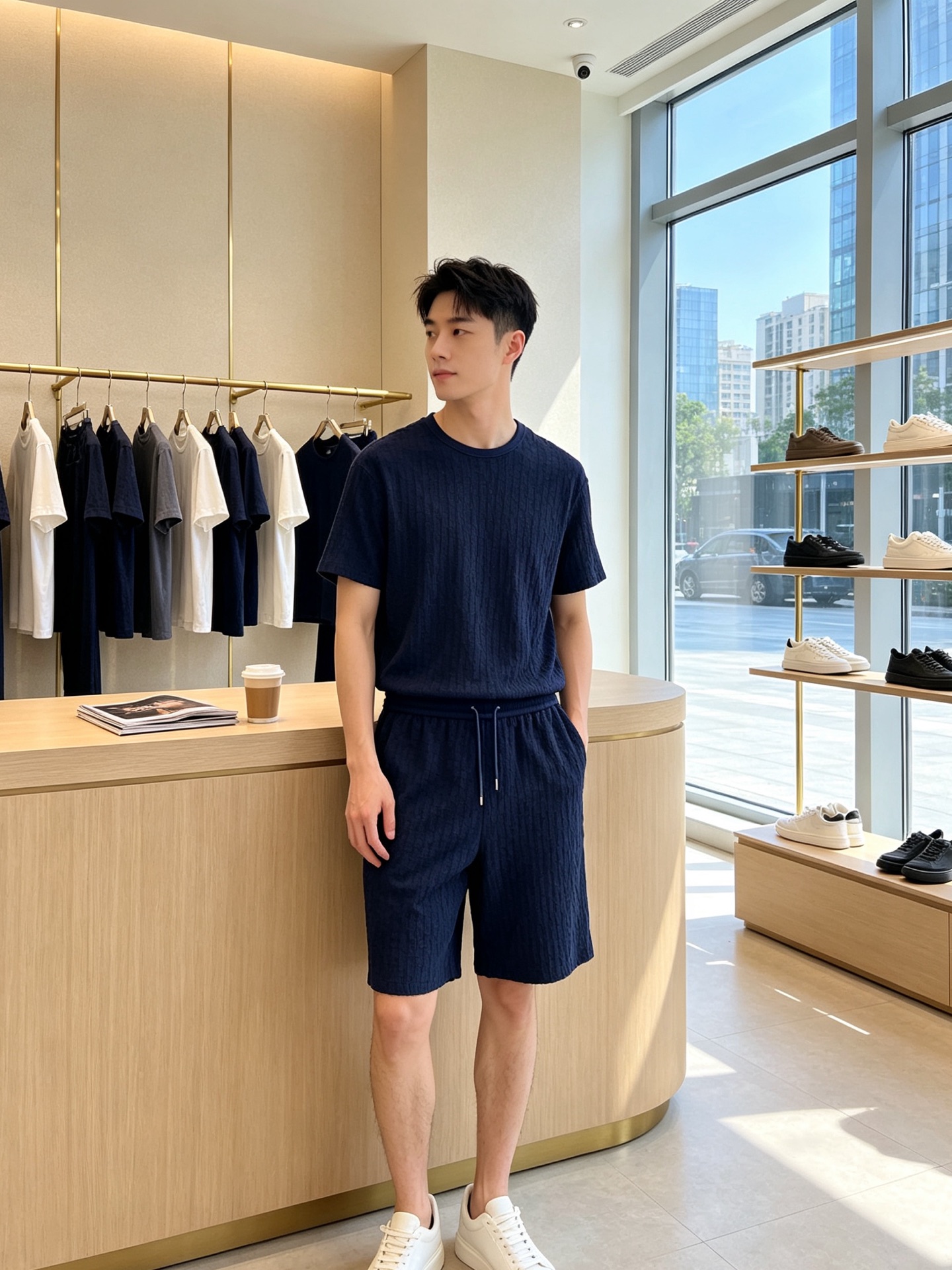 NO:919143,Short sleeves and shorts. Dior Dior exclusively provides new original men's casual short-sleeved suits. Cotton terry jacquard logo logo suits. High-end customization. High-end version. Fashionable and versatile imported fabrics. Super soft and delicate feel. Skin-friendly and comfortable to wear. High-end boutique. The upper body is exquisitely made by the factory. Men's must-have items. Complete three standards. Size S-XL, dior, dior, shorts, T-shirt,19860909短袖、短裤.Dior迪奥独家专供新款原单男士休闲短袖套装 棉质毛圈布提花logo标识套装 高端定制 高端版本 时尚百搭爆款进口面料 手感超柔软细腻 穿着亲肤舒适 高端精品 代工厂精细做上身非常赞 男士必备单品 三标齐全 码数S-XL,,dior,dior,shorts,T-shirt,,Men's clothing