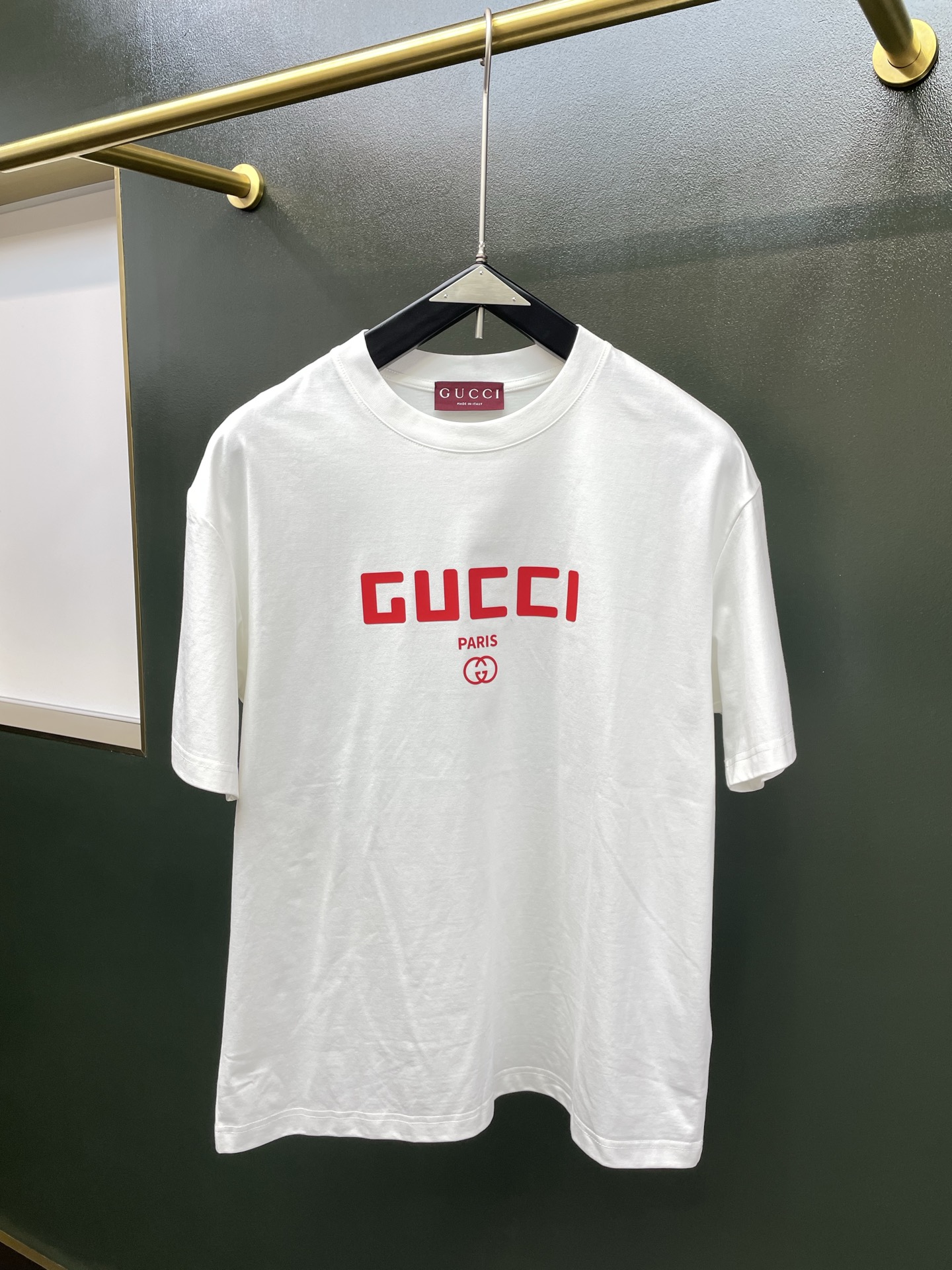 Gucci古驰💥砸锅卖铁都要上的新款新款原单男士休闲短袖 高端定制 高端版本 时尚百搭爆款⚠️⚠️✨✨进口面料 手感超柔