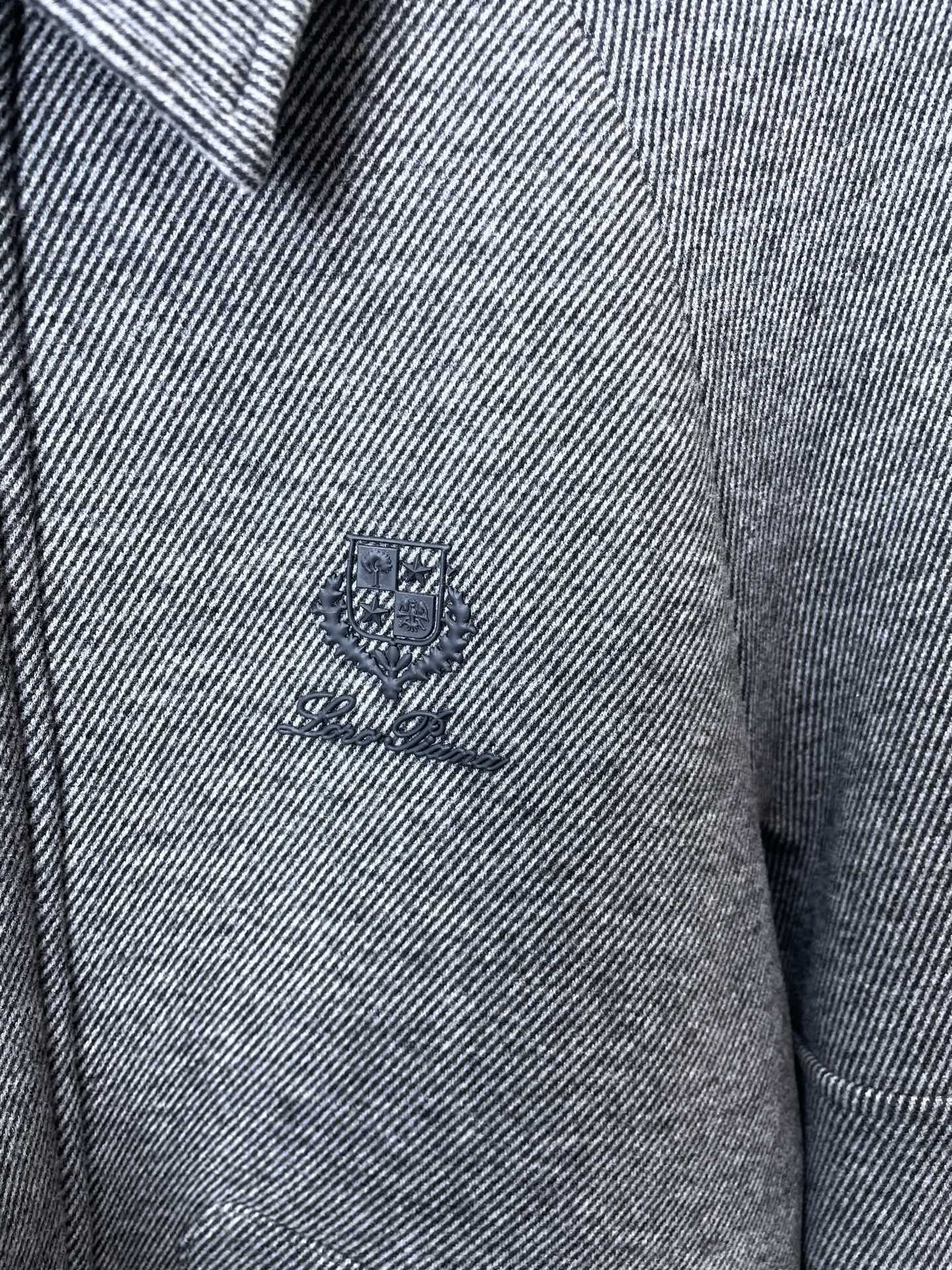 Loro Piana-Loro Piana诺悠翩雅💥砸锅卖铁都要上的新款新款原单男士休闲翻领夹克外套 高端定制 高端版本