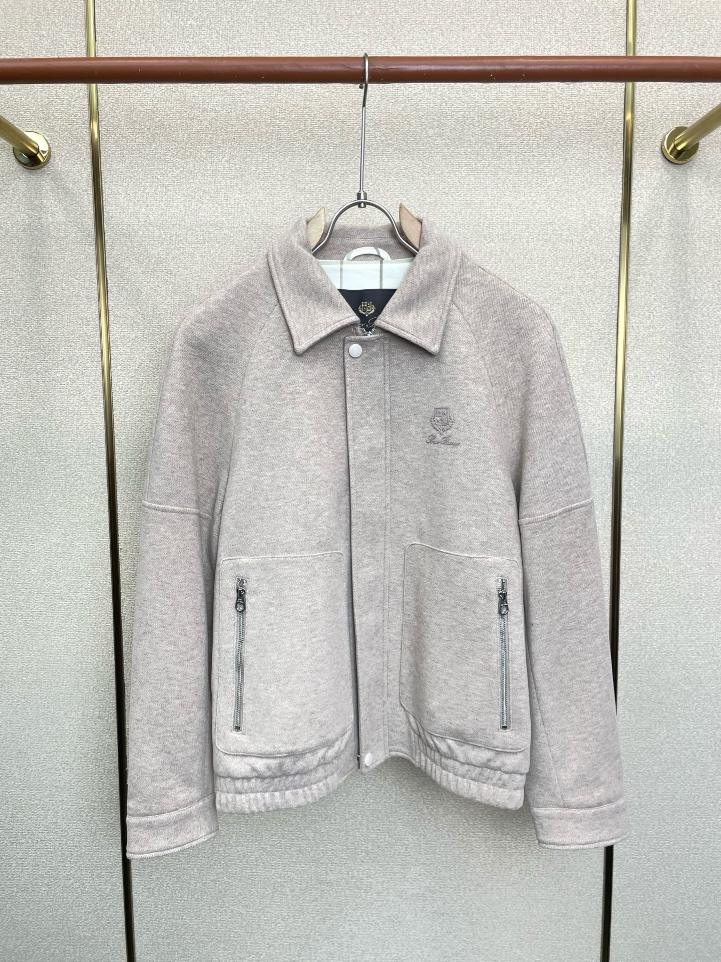Loro Piana-Loro Piana诺悠翩雅💥砸锅卖铁都要上的新款新款原单男士休闲翻领夹克外套 高端定制 高端版本