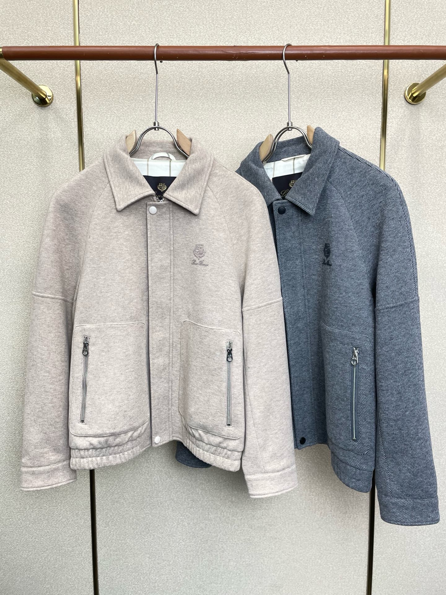 Loro Piana-Loro Piana诺悠翩雅💥砸锅卖铁都要上的新款新款原单男士休闲翻领夹克外套 高端定制 高端版本
