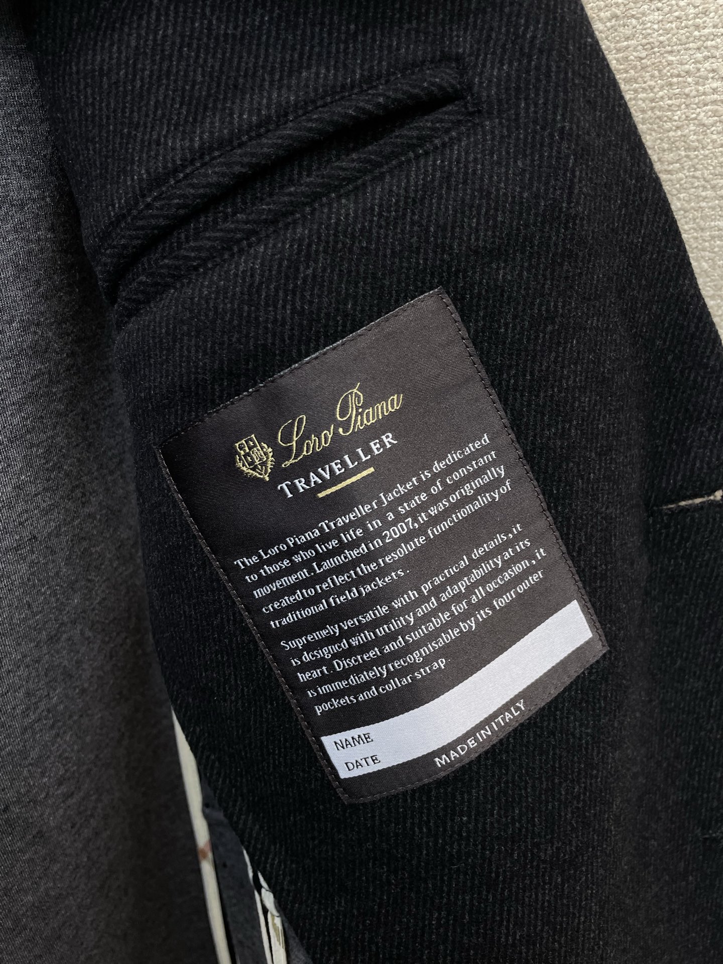 Loro piana-Loro Piana诺悠翩雅💥砸锅卖铁都要上的新款新款原单男士休闲西装夹克外套 高端定制 高端版本 Loro piana-Loro Piana诺悠翩雅💥砸锅卖铁都要上的新款新款原单男士休闲西装夹克外套 高端定制 高端版本