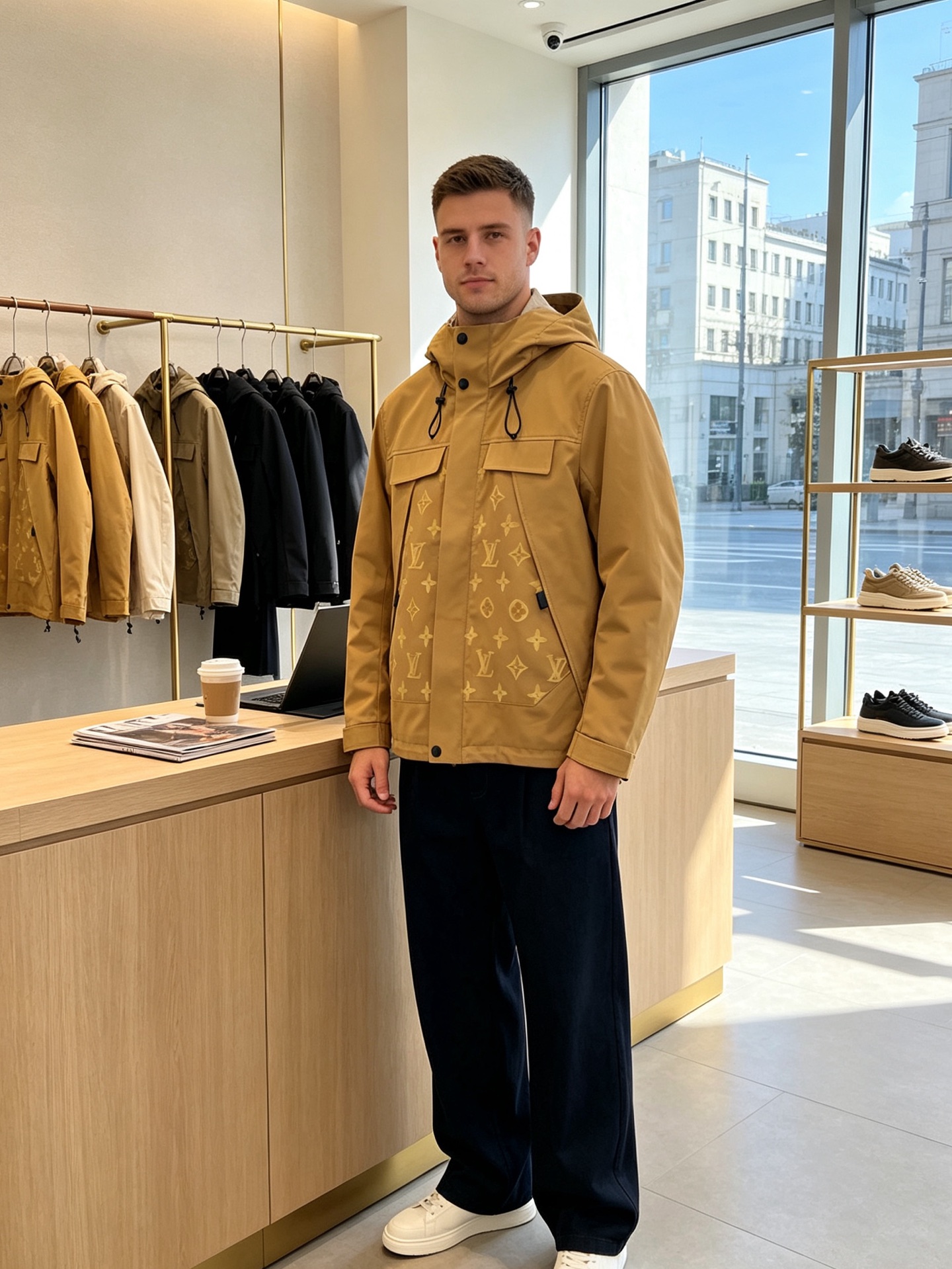 NO:933861,.Louis Vuitton Louis Vuitton exclusively offers new original men's casual hooded jackets. High-end customization. High-end version. Fashionable and versatile imported fabrics. Super soft and delicate feel. Skin-friendly and comfortable to wear. High-end boutique. The upper body is finely made by the factory. It is a must-have item for men. Three standards are complete. Size M-3XL,,louis vuitton,louis vuitton,jackets & coats,jackets & coats,hats,19860909.Louis Vuitton路易威登独家专供新款原单男士休闲连帽夹克外套 高端定制 高端版本 时尚百搭爆款进口面料 手感超柔软细腻 穿着亲肤舒适 高端精品 代工厂精细做上身非常赞 男士必备单品 三标齐全 码数M-3XL,,louis vuitton,louis vuitton,jackets & coats,jackets & coats,hats,,Men's clothing