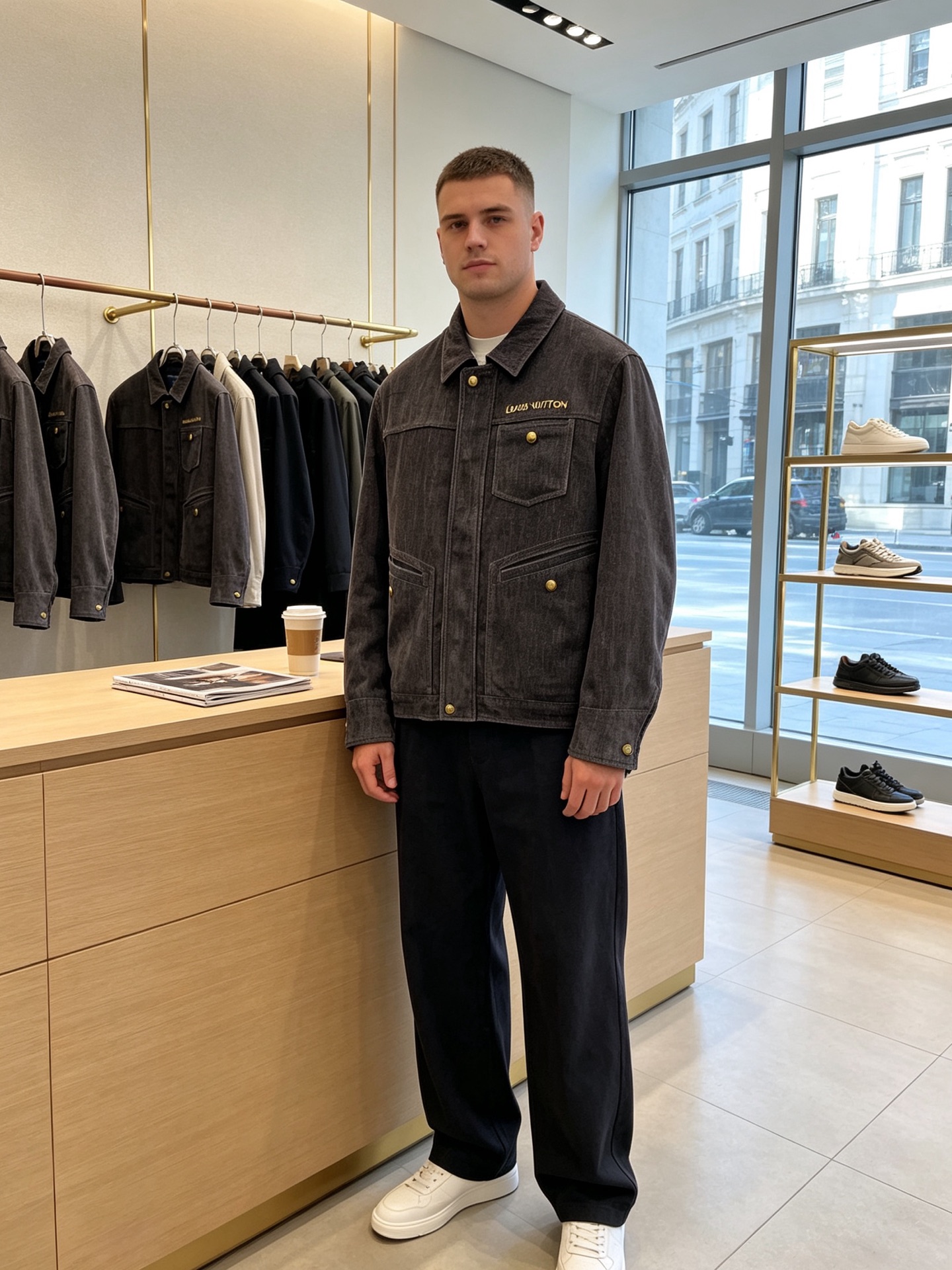 NO:938439,.Louis Vuitton Louis Vuitton exclusively provides new original men's casual jackets. High-end customization. High-end version. Fashionable and versatile imported fabrics. Super soft and delicate feel. Skin-friendly and comfortable to wear. High-end boutique. The upper body is finely made by the factory. It is a must-have item for men. Three standards are complete. Size M-3XL,,louis vuitton,louis vuitton,jackets & coats,jackets & coats,19860909.Louis Vuitton路易威登独家专供新款原单男士休闲夹克外套 高端定制 高端版本 时尚百搭爆款进口面料 手感超柔软细腻 穿着亲肤舒适 高端精品 代工厂精细做上身非常赞 男士必备单品 三标齐全 码数M-3XL,,louis vuitton,louis vuitton,jackets & coats,jackets & coats,,Men's clothing