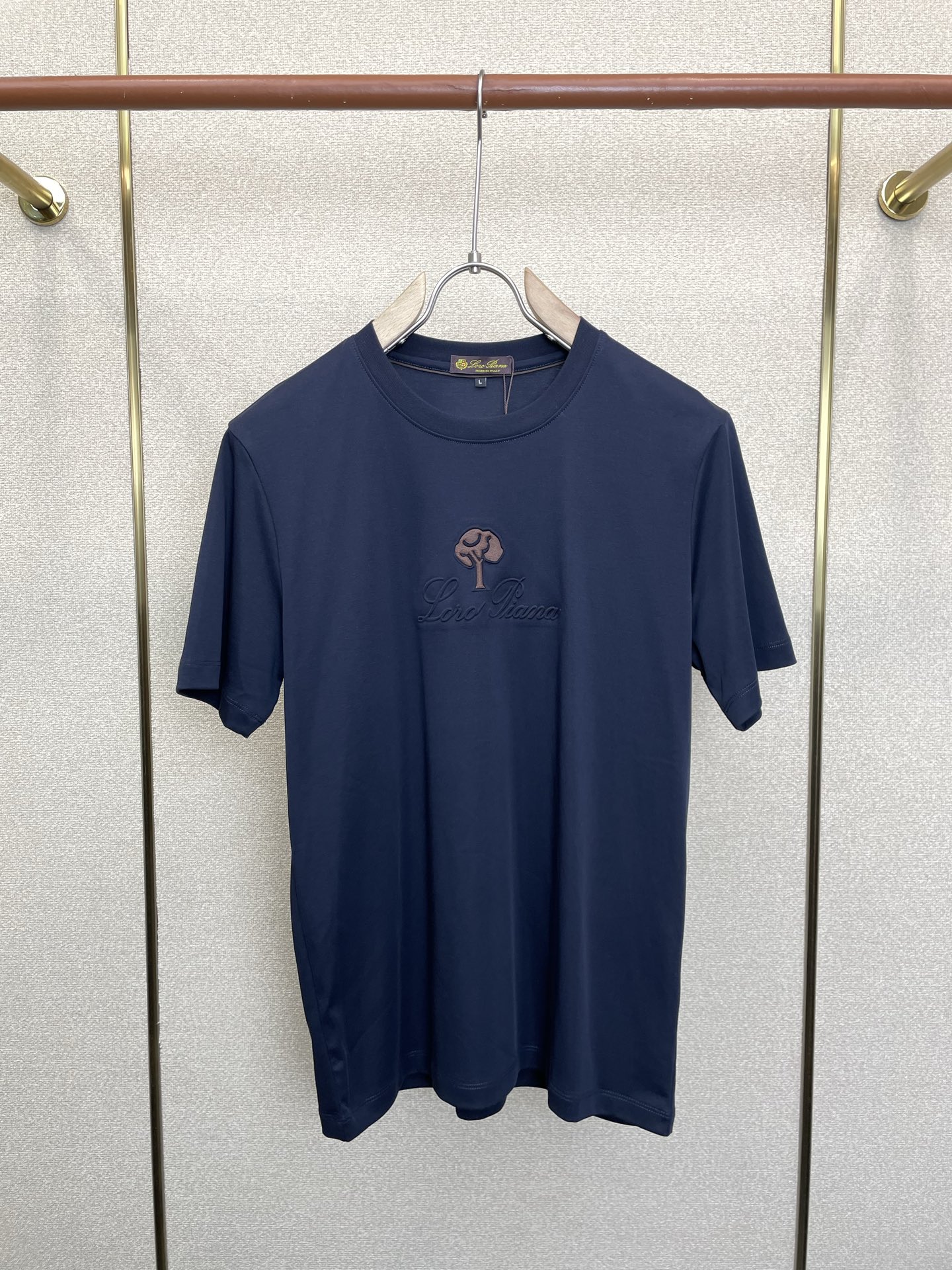 Loro Piana-Loro Piana诺悠翩雅💥砸锅卖铁都要上的新款新款原单男士休闲短袖 高端定制 高端版本 时尚百