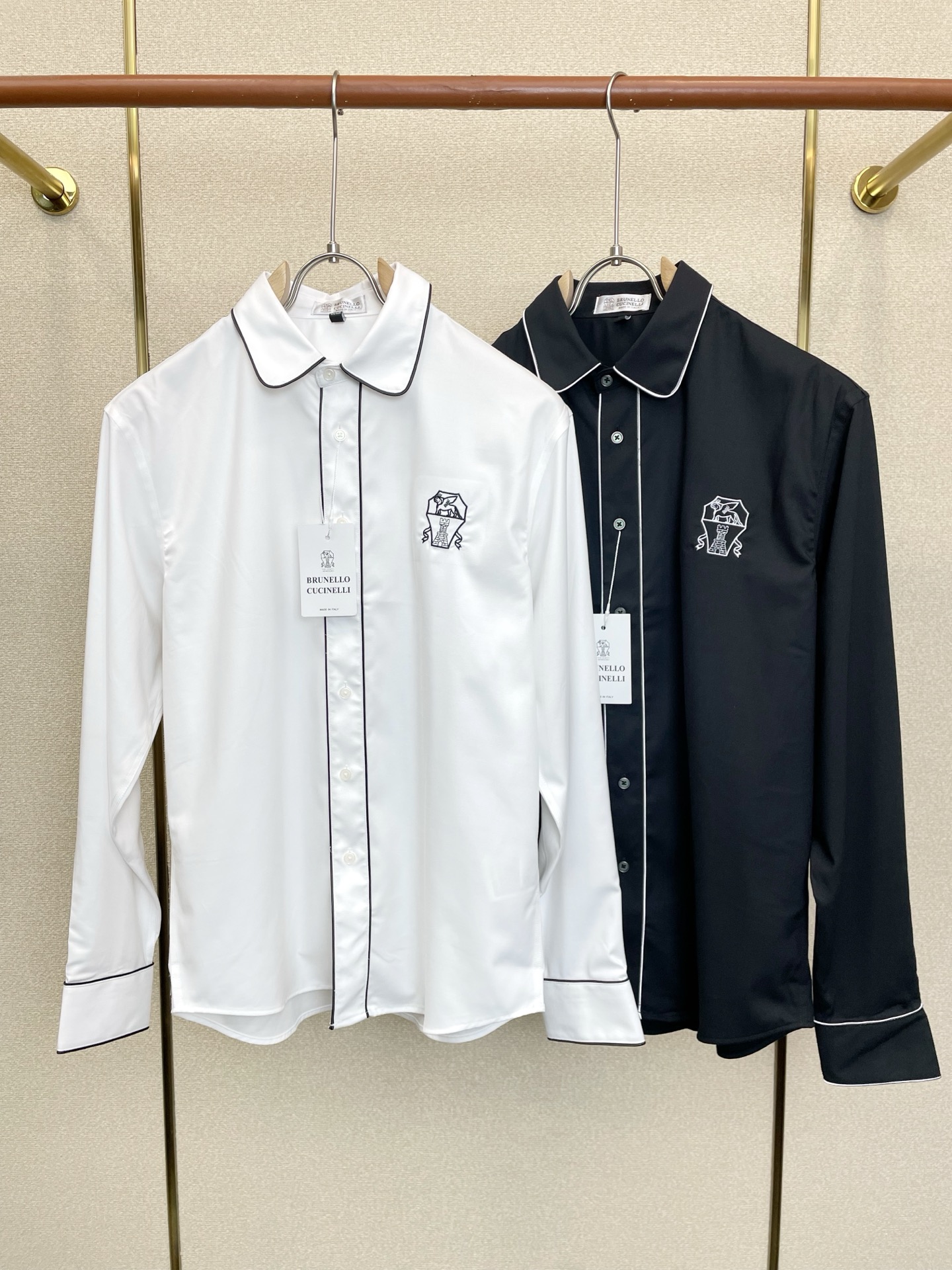 BC-Brunello Cucinali布鲁内洛·库奇内利💥砸锅卖铁都要上的新款新款原单男士休闲衬衫 高端定制 高端版本