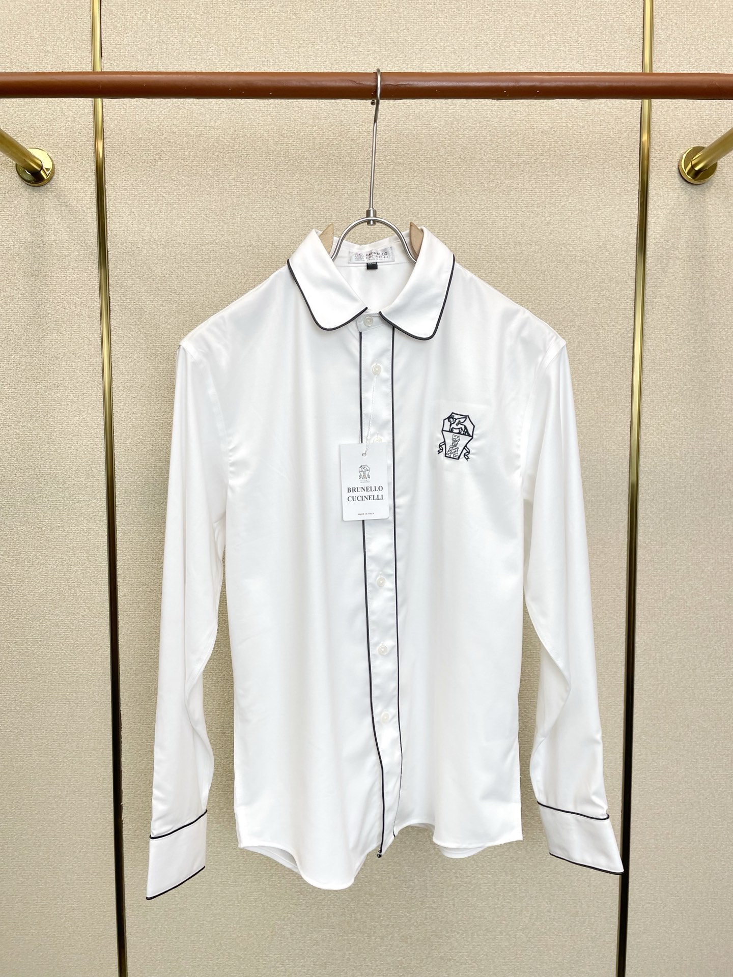 BC-Brunello Cucinali布鲁内洛·库奇内利💥砸锅卖铁都要上的新款新款原单男士休闲衬衫 高端定制 高端版本