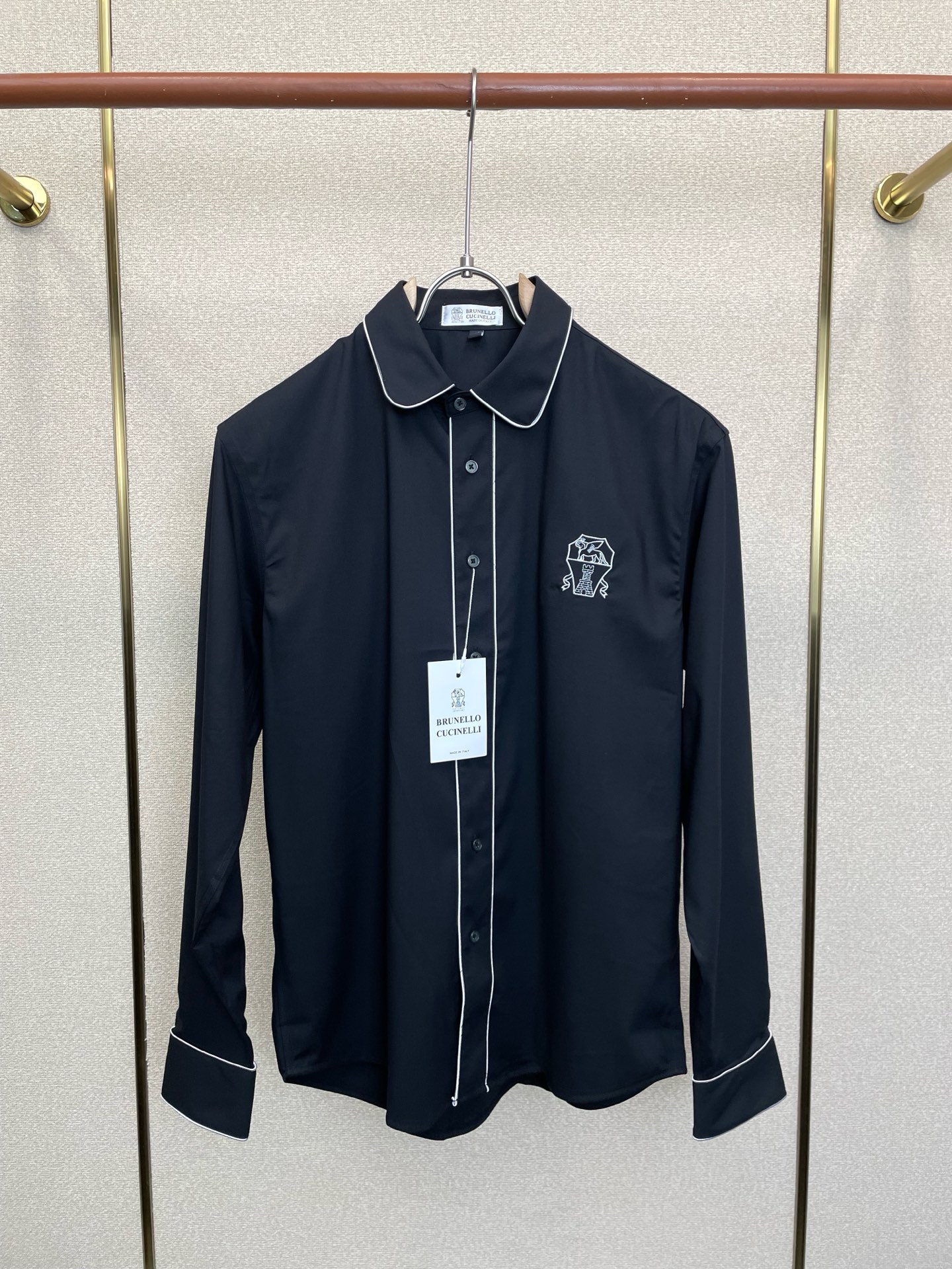 BC-Brunello Cucinali布鲁内洛·库奇内利💥砸锅卖铁都要上的新款新款原单男士休闲衬衫 高端定制 高端版本