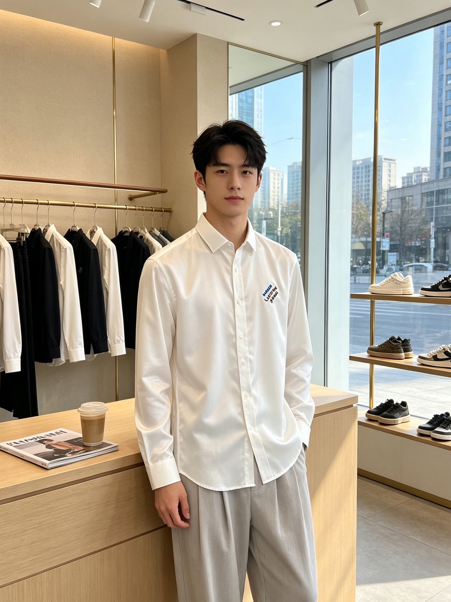 NO:938419,.Louis Vuitton's new original men's casual shirts that are sold all over the world. High-end customization. High-end version. Fashionable and versatile imported fabrics. Super soft and delicate feel. Skin-friendly and comfortable to wear. High-end boutique. The upper body is finely made by the factory. It is a must-have item for men. Three complete standards. Size M-3XL,,louis vuitton,louis vuitton,shirts,19860909.Louis Vuitton路易威登砸锅卖铁都要上的新款新款原单男士休闲衬衫 高端定制 高端版本 时尚百搭爆款进口面料 手感超柔软细腻 穿着亲肤舒适 高端精品 代工厂精细做上身非常赞 男士必备单品 三标齐全 码数M-3XL,,louis vuitton,louis vuitton,shirts,,Men's clothing