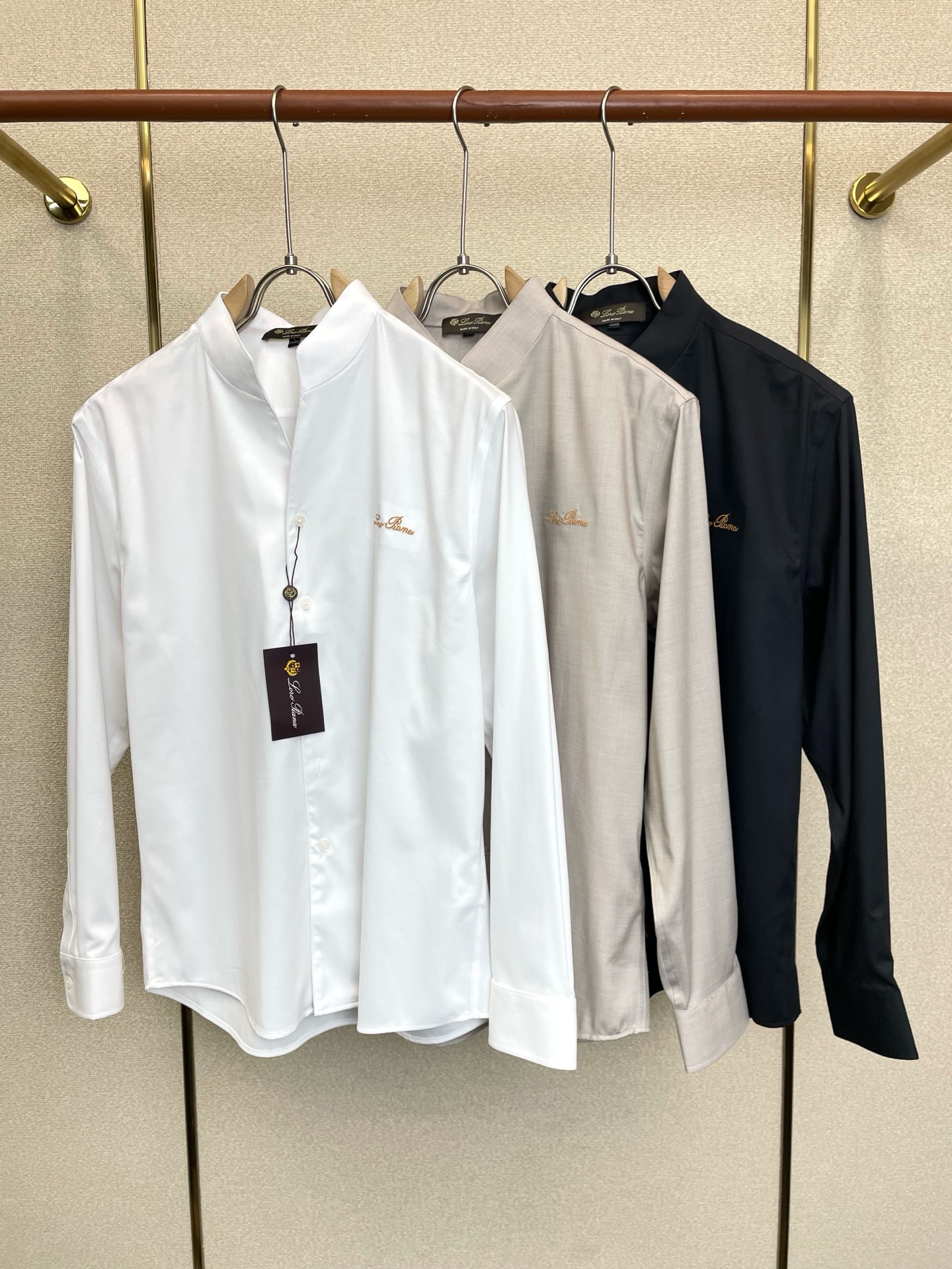 Loro Piana-Loro Piana诺悠翩雅💥砸锅卖铁都要上的新款新款原单男士休闲衬衫 高端定制 高端版本 时尚百